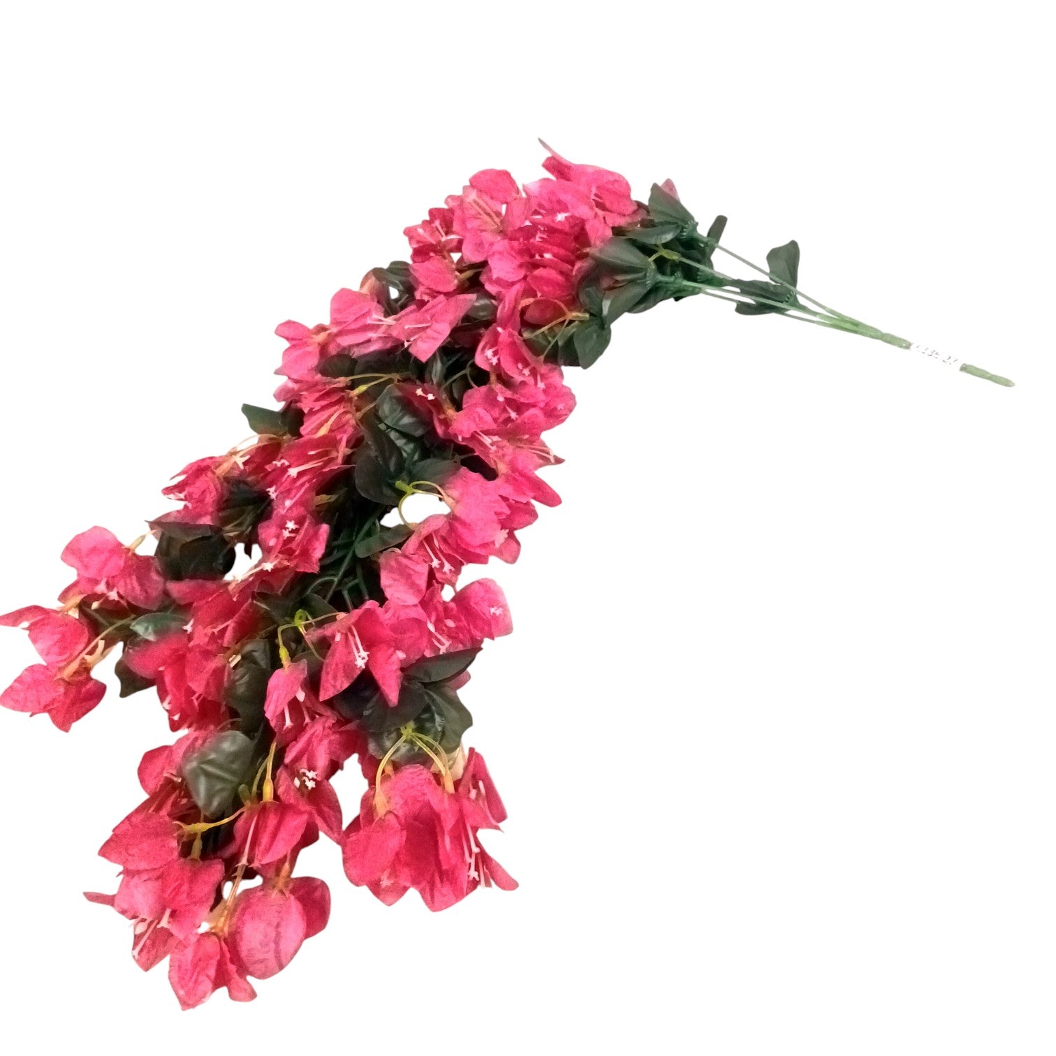 Artificial Hanging Flower for Home Decor | Hanging Flower | Decorative Wall Hanging Floral Bunch for Balcony, Garden & Living Room - 27 Inch - Apkamart #Color_Pink
