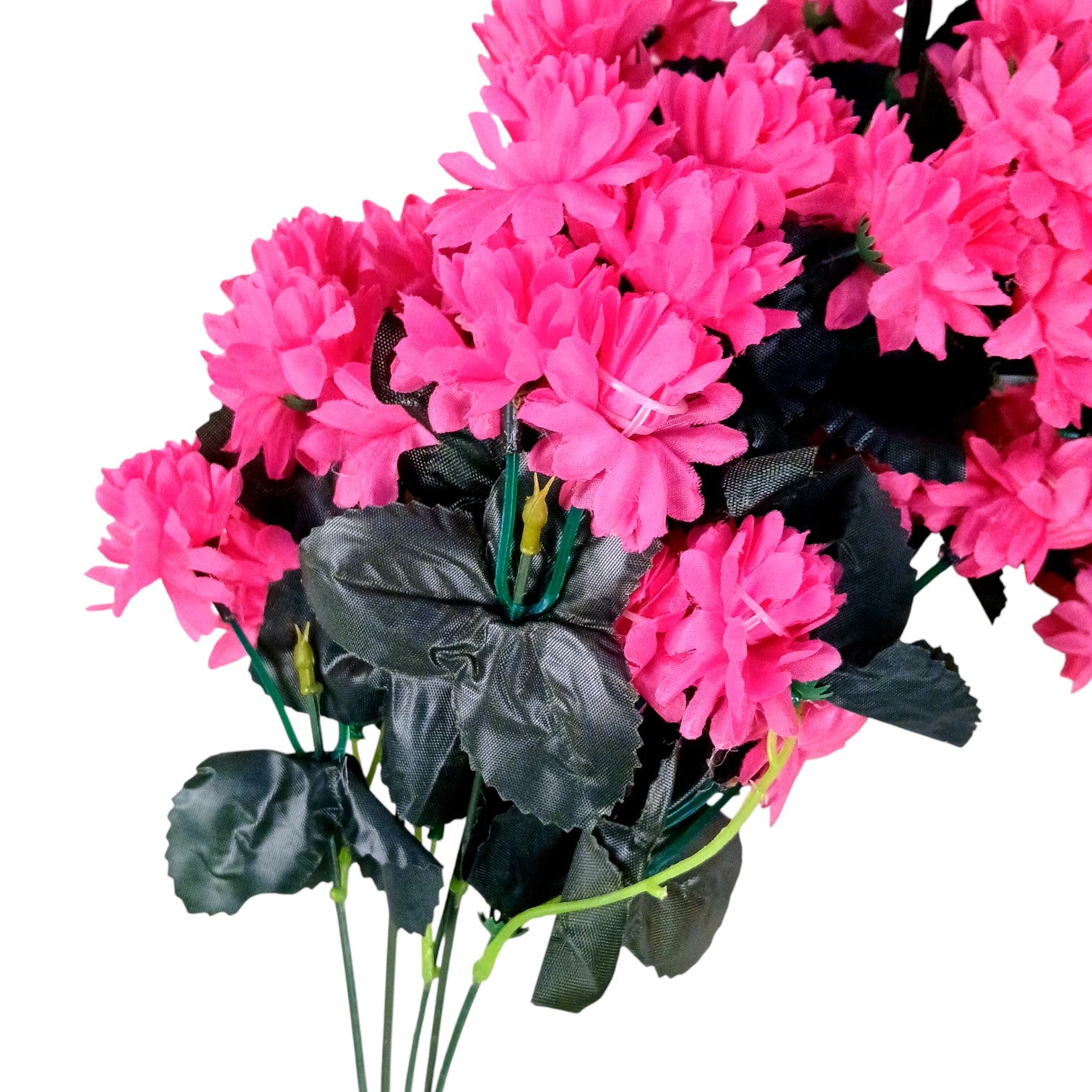 Hanging Bunch of Flowers | Faux Flower Vine with Leaves | Decorative Artificial Flower for Balcony, Living Room, Home Decor & Festive Diwali Decoration - 30 Inch - Apkamart #Color_Pink
