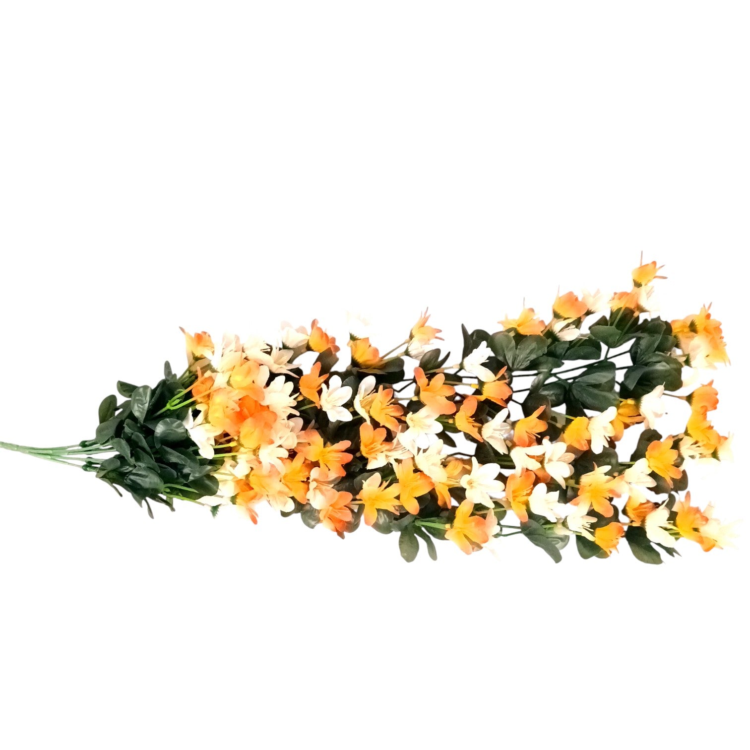 Artificial Hanging Flowers for Decoration | Flower Bunch for Wall, Door, Balcony | Decorative Hanging for Home Décor, Diwali Decoration & Gifting - 27 Inch - Apkamart #Color_Orange