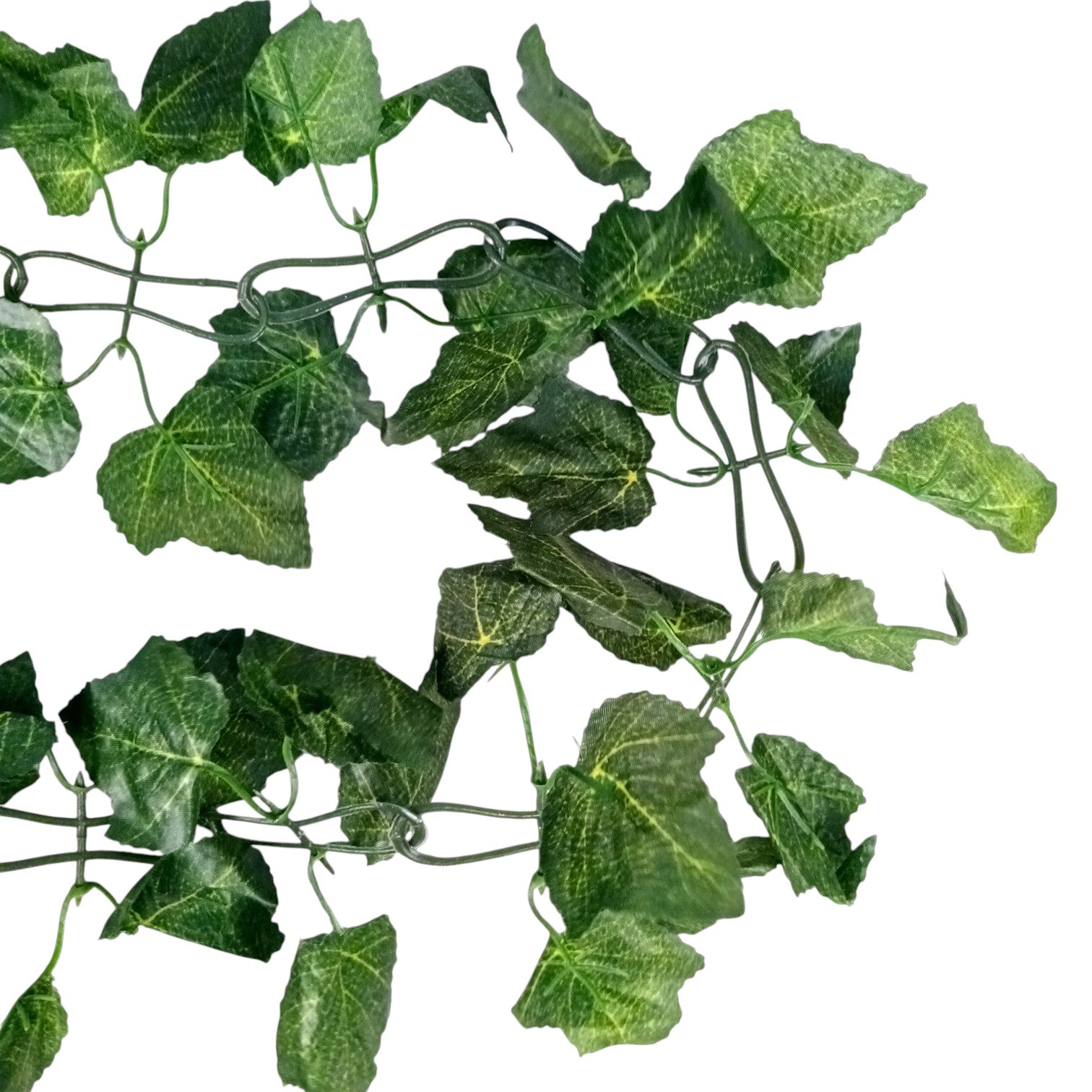 Artificial Leaf Hanging Bail | Decorative Hanging Plant for Home, Balcony, Temple, Door Bandhanwar & Party Decor | Reusable Faux Leaf Garland for Indoor Outdoor Decoration - 87 Inch - Apkamart #Style_Design 3