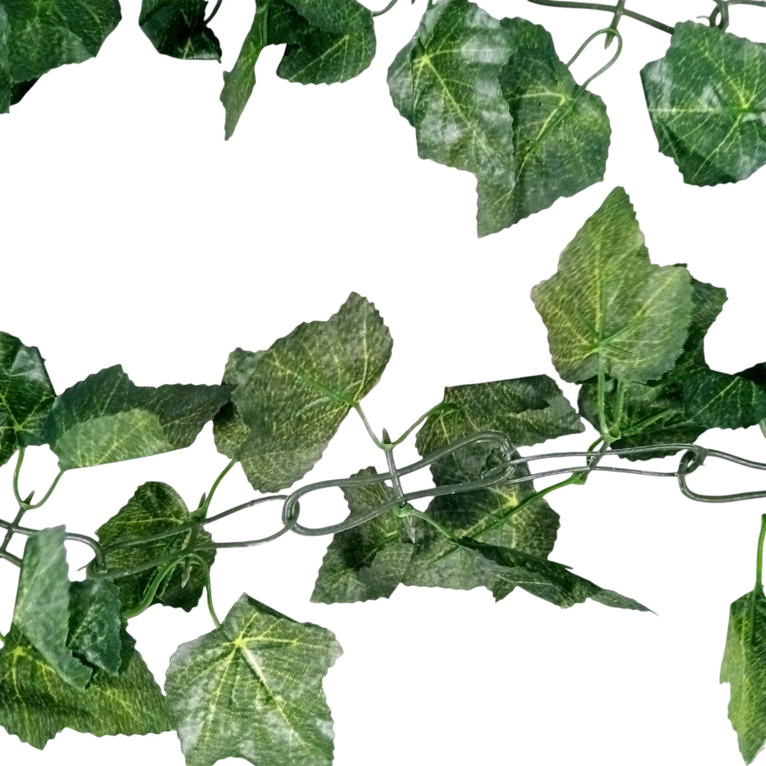 Artificial Leaf Hanging Bail | Decorative Hanging Plant for Home, Balcony, Temple, Door Bandhanwar & Party Decor | Reusable Faux Leaf Garland for Indoor Outdoor Decoration - 87 Inch - Apkamart #Style_Design 3