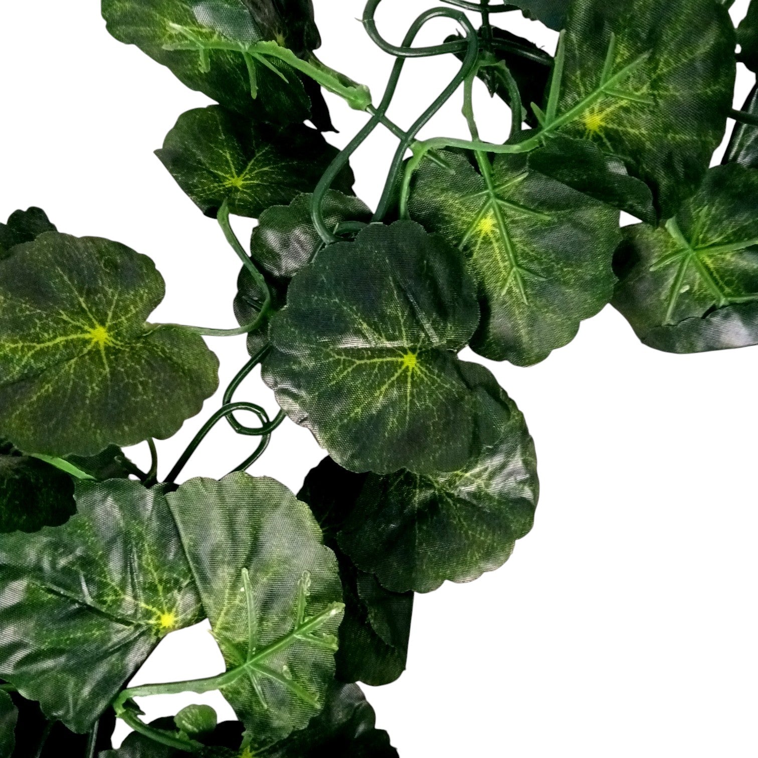 Artificial Leaf Hanging Vine | Faux Leaf Garland & Creeper Decoration for Door Bandhanwar, Balcony, Temple & Party | Green Plant Bush Vine for Indoor Outdoor Home Garden Diwali Decor - 87 Inch - Apkamart #Style_Design 1