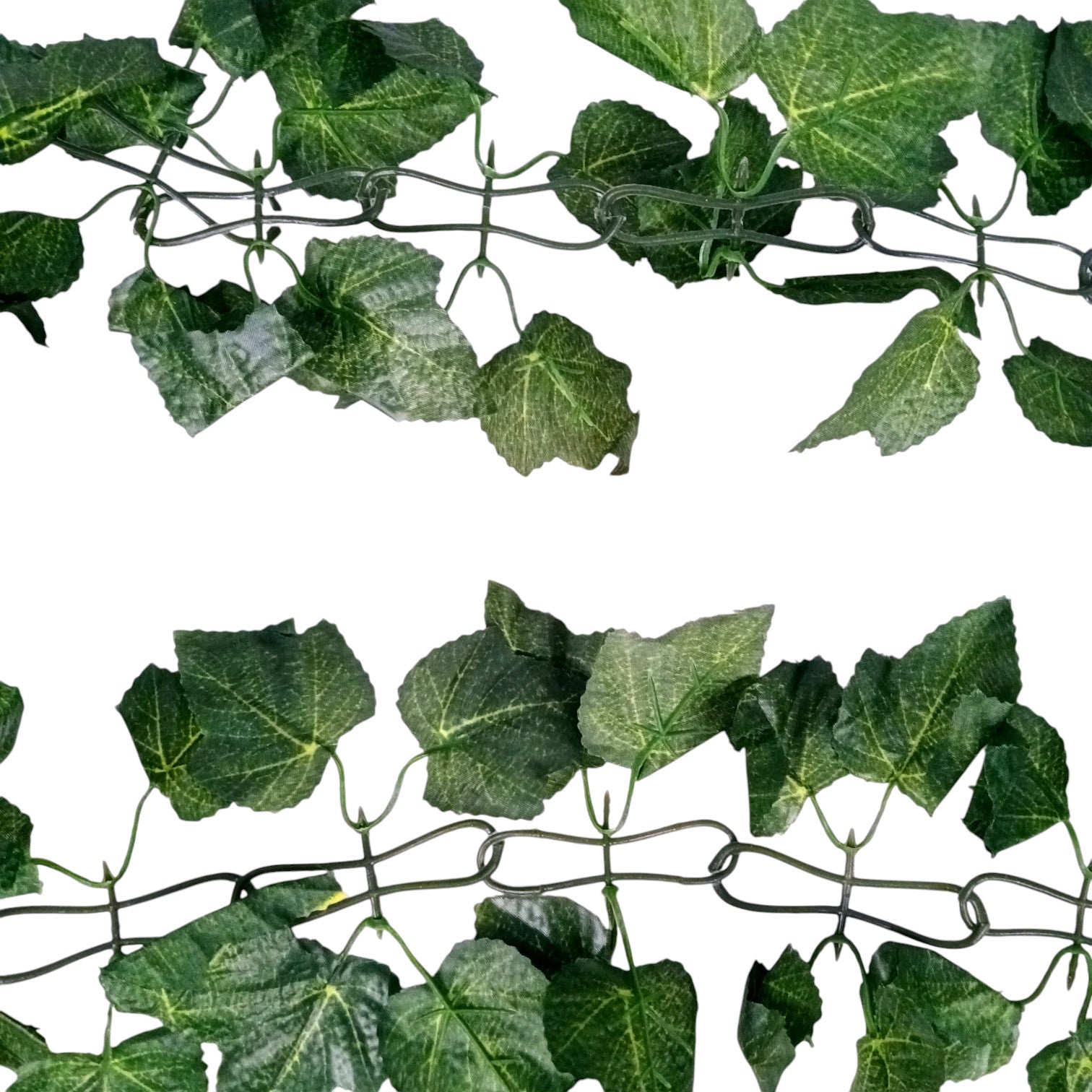 Artificial Leaf Hanging Bail | Decorative Hanging Plant for Home, Balcony, Temple, Door Bandhanwar & Party Decor | Reusable Faux Leaf Garland for Indoor Outdoor Decoration - 87 Inch - Apkamart #Style_Design 3