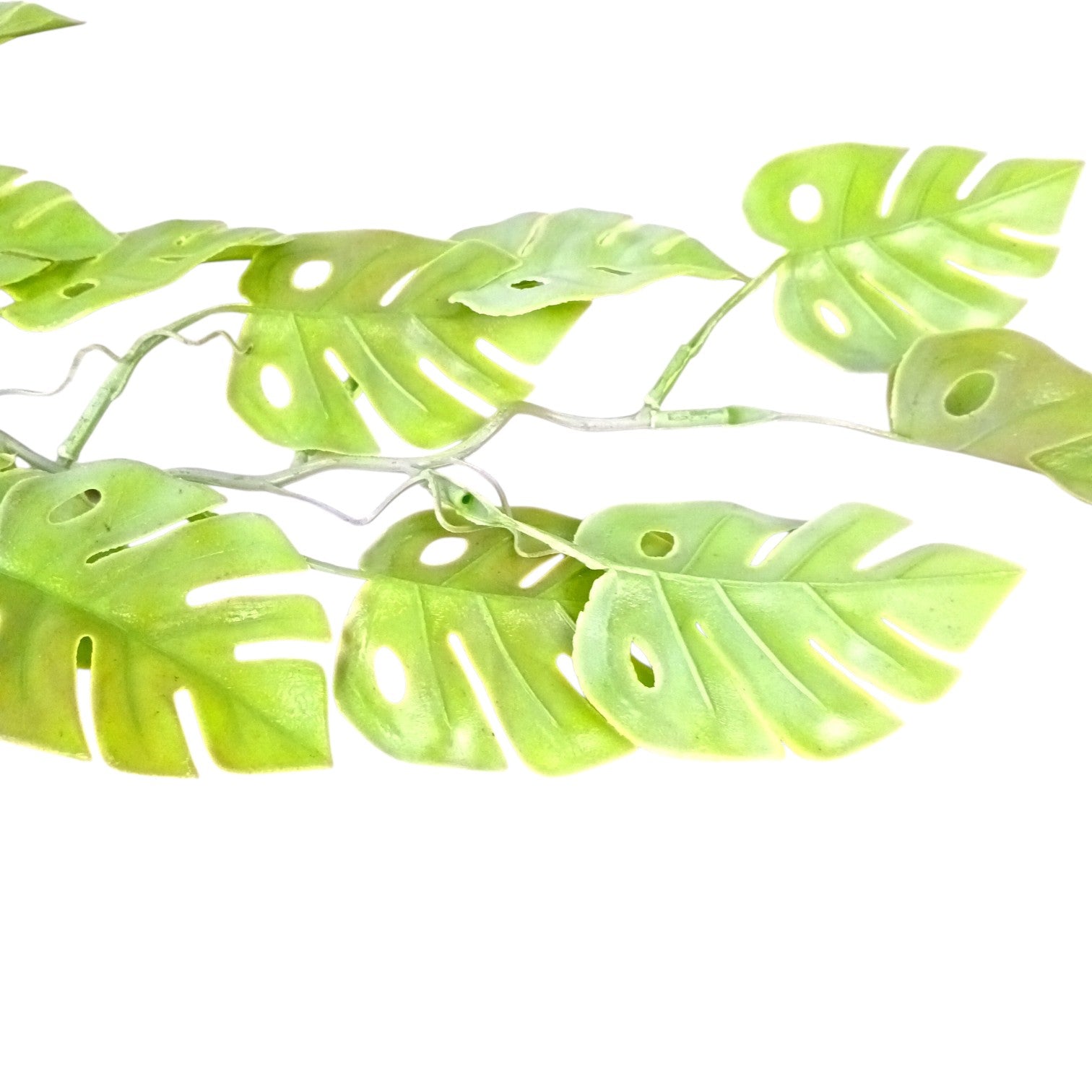 Artificial Hanging Leaf Bunch | Faux Leaf Garland Plant Bush for Creeper Decoration | Decorative Hanging Vine for Door, Balcony, Temple & Diwali Decor - 35 Inch - Apkamart #Style_Design 3
