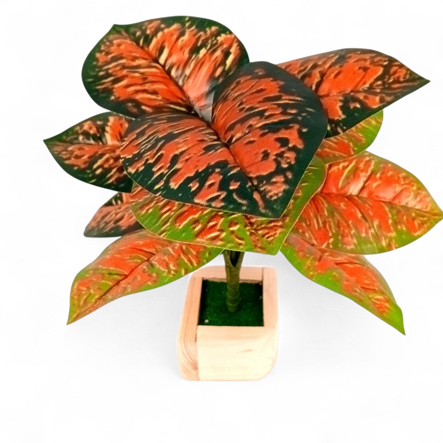 Artificial Plant with Pot | Fake Faux Indoor Potted Money Plant - for Home Décor, Living Room, Office Decoration -10 Inch - Apkamart #Style_Design 1