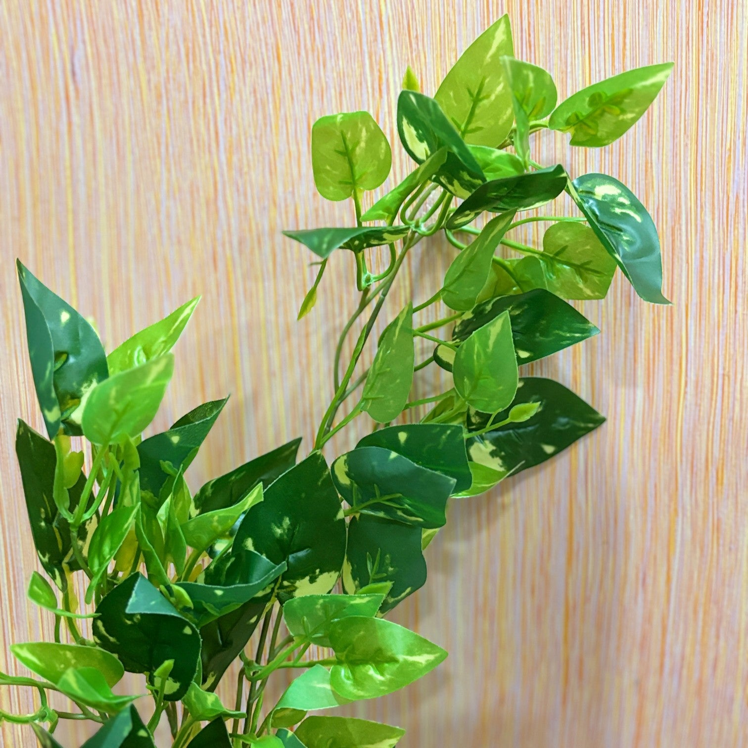 Artificial Leaf Bunch | Faux Vine Plant for Home, Balcony & Tabletop Decor | Realistic Indoor Greenery for Living Room, Office, Festive Decoration & Gifting - 16 Inch - Apkamart #Style_Design 1