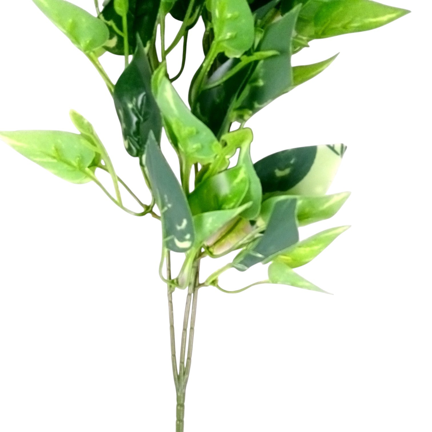 Artificial Leaf Bunch | Faux Vine Plant for Home, Balcony & Tabletop Decor | Realistic Indoor Greenery for Living Room, Office, Festive Decoration & Gifting - 16 Inch - Apkamart #Style_Design 1