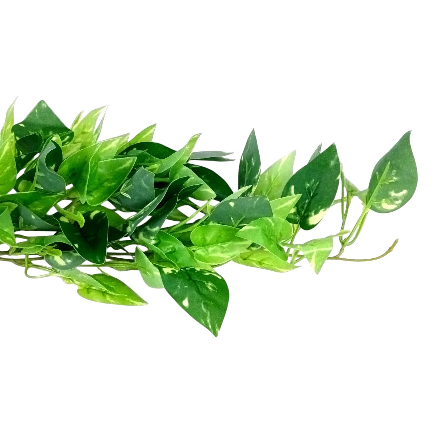 Artificial Leaf Bunch | Faux Vine Plant for Home, Balcony & Tabletop Decor | Realistic Indoor Greenery for Living Room, Office, Festive Decoration & Gifting - 16 Inch - Apkamart #Style_Design 1