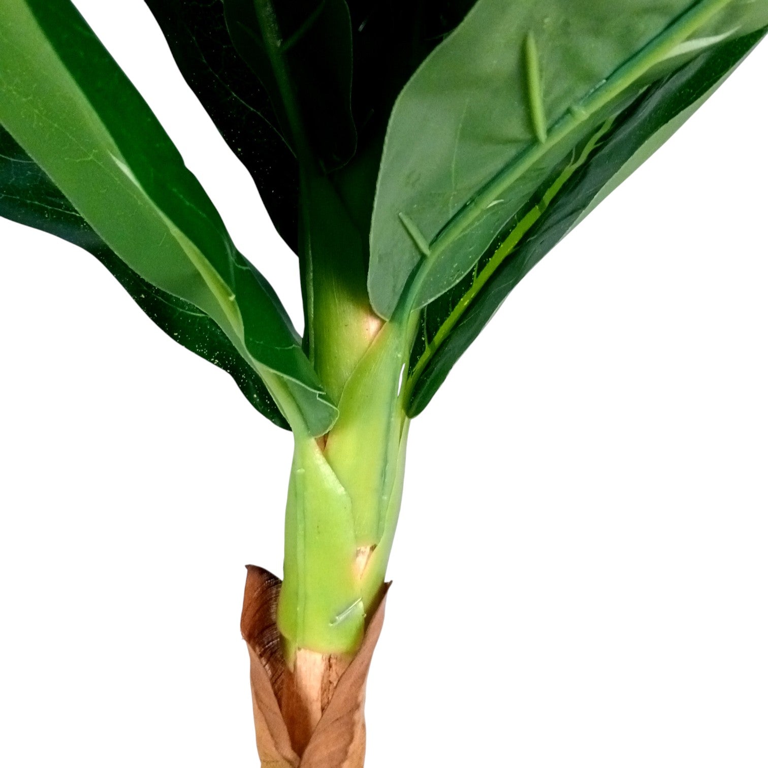 Artificial Green Leaf Tree with Flowers | Faux Decorative Plant for Home, Office & Balcony | Artificial Leaf Tree for Living Room, Bedroom, Patio, Garden - 45 Inch - Apkamart #Color_Pink