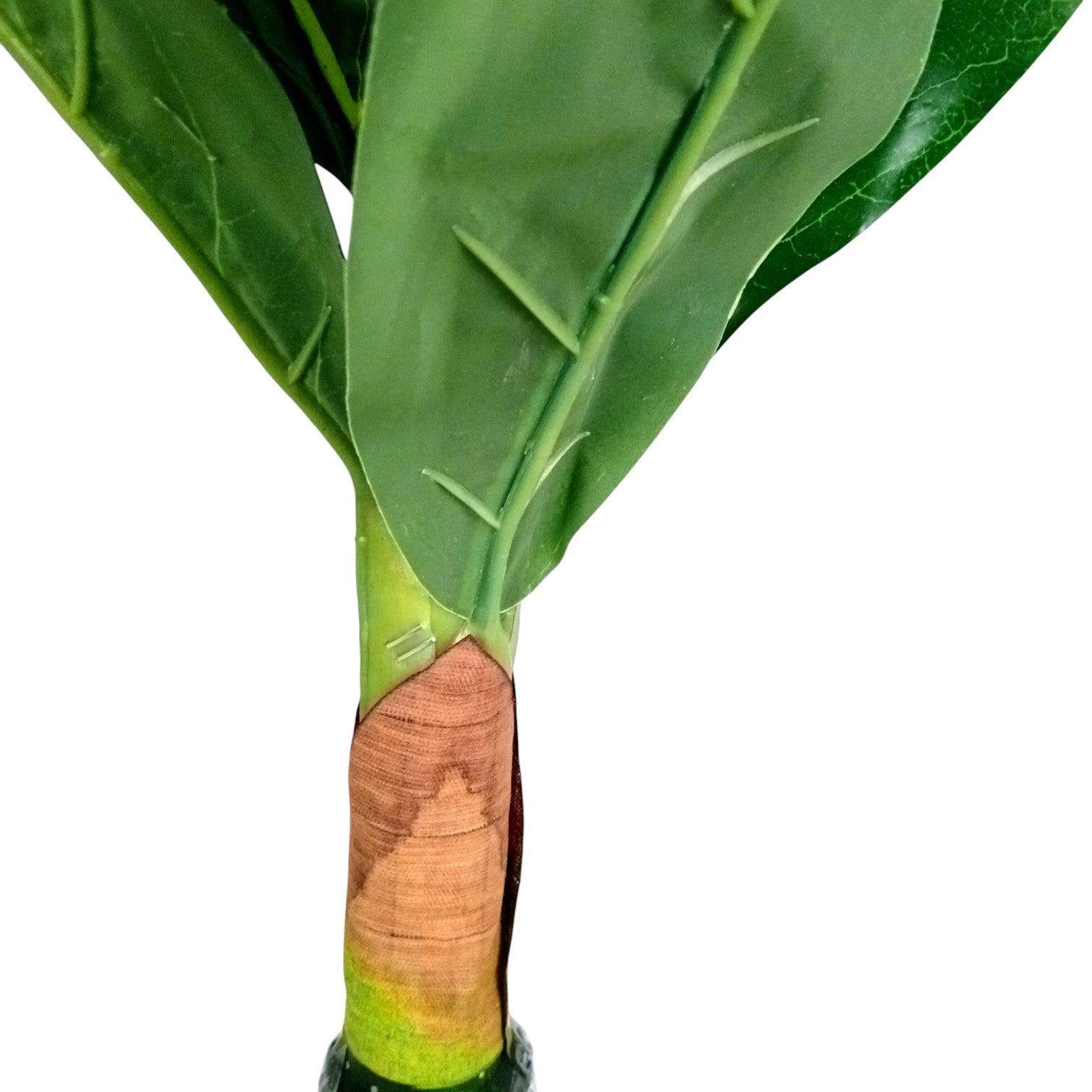 Artificial Green Leaf Tree with Flowers | Faux Decorative Plant for Home, Office & Balcony | Artificial Leaf Tree for Living Room, Bedroom, Patio, Garden - 45 Inch - Apkamart #Color_White