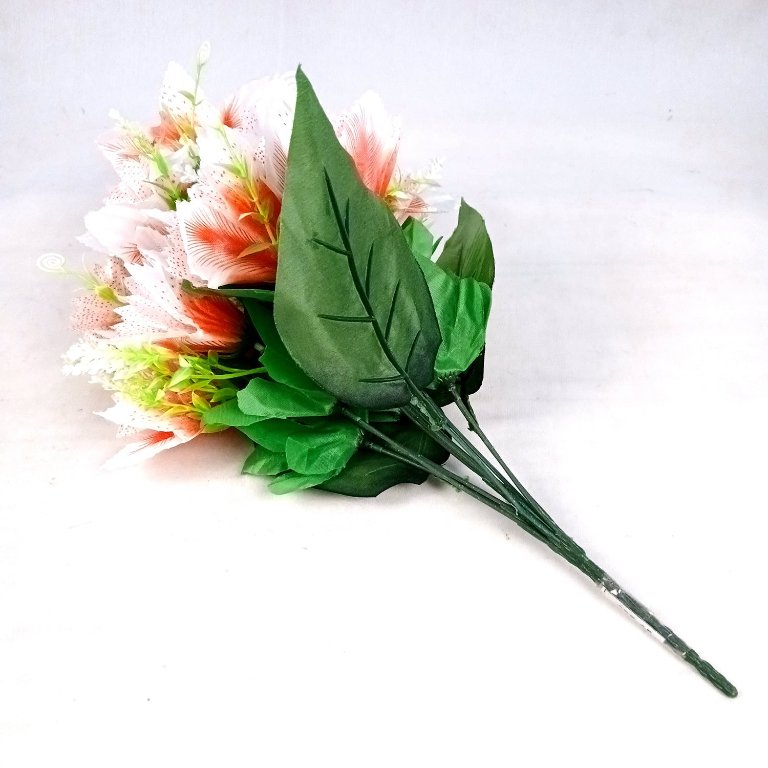 Artificial Flower Bouquets | Faux Flowers Bunch - for Table Vase, Pot, Home Decor, Living Room, Side Table Centerpiece - 18 Inch - Apkamart #Colour_Pink