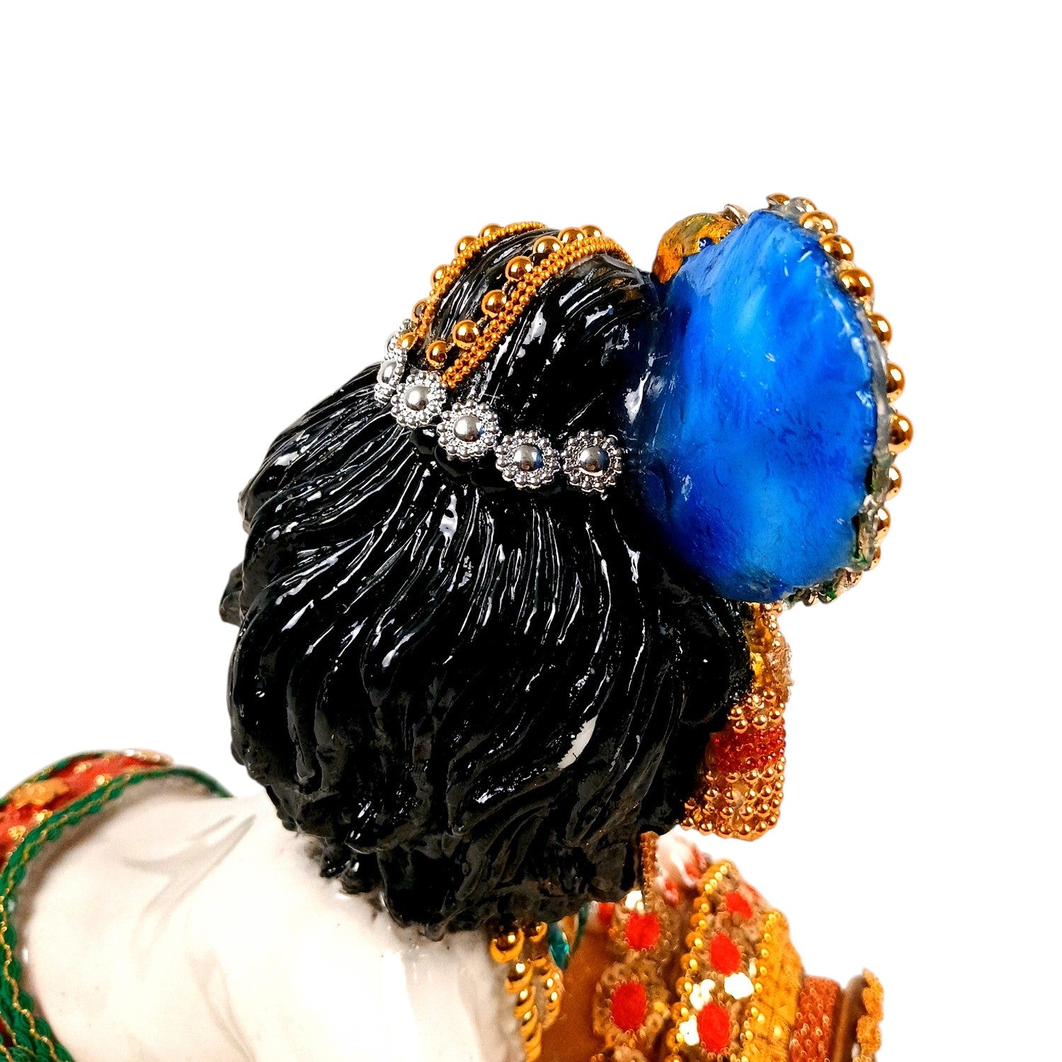 Bal Gopal Krishna Statue | Laddu Gopal dol for Home, Pooja Room & Vastu | Religious Table Decor & Diwali Gift - 13 Inch - Apkamart