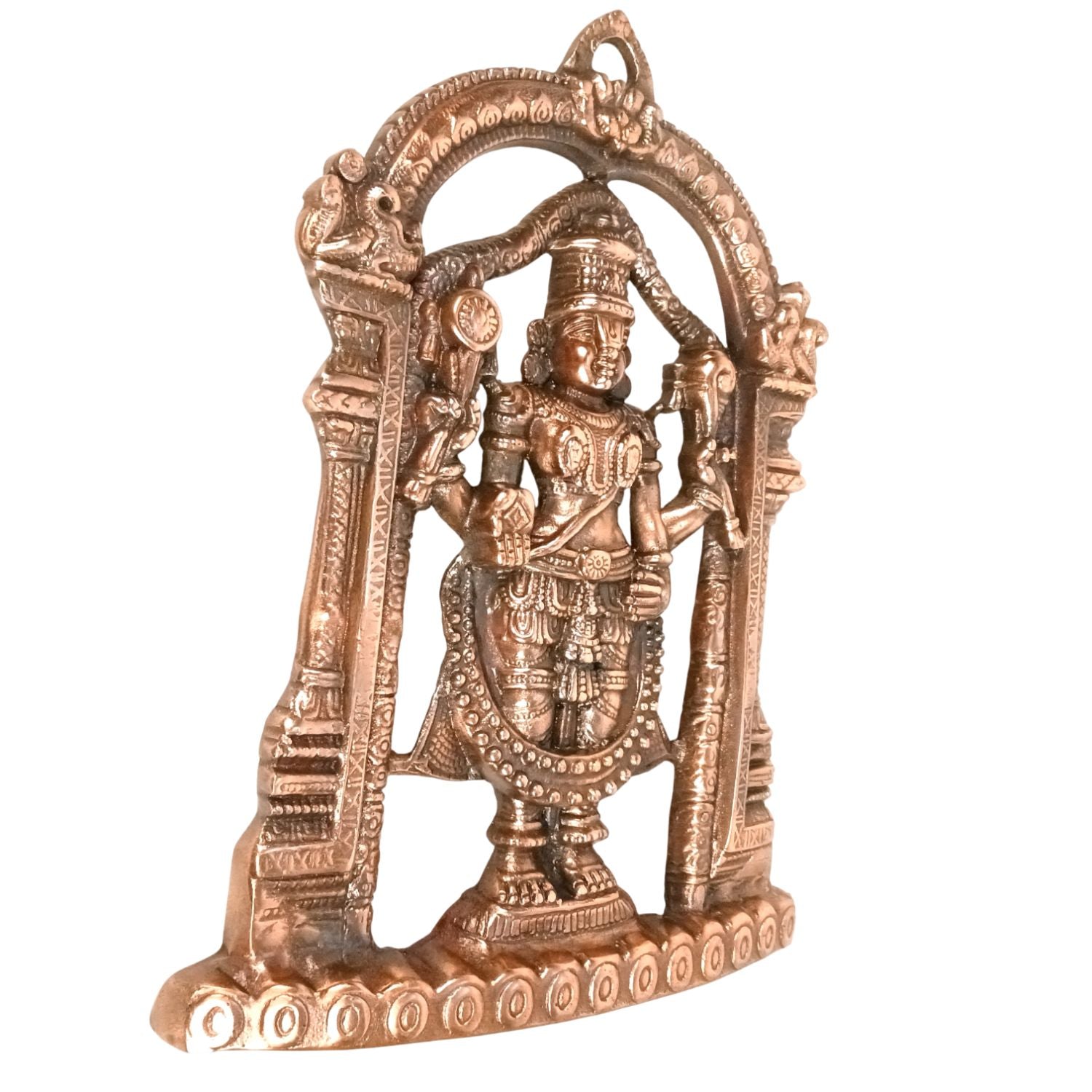 Tirupati Balaji Wall Hanging Idol For Home Temple - 14 Inch - Apkamart