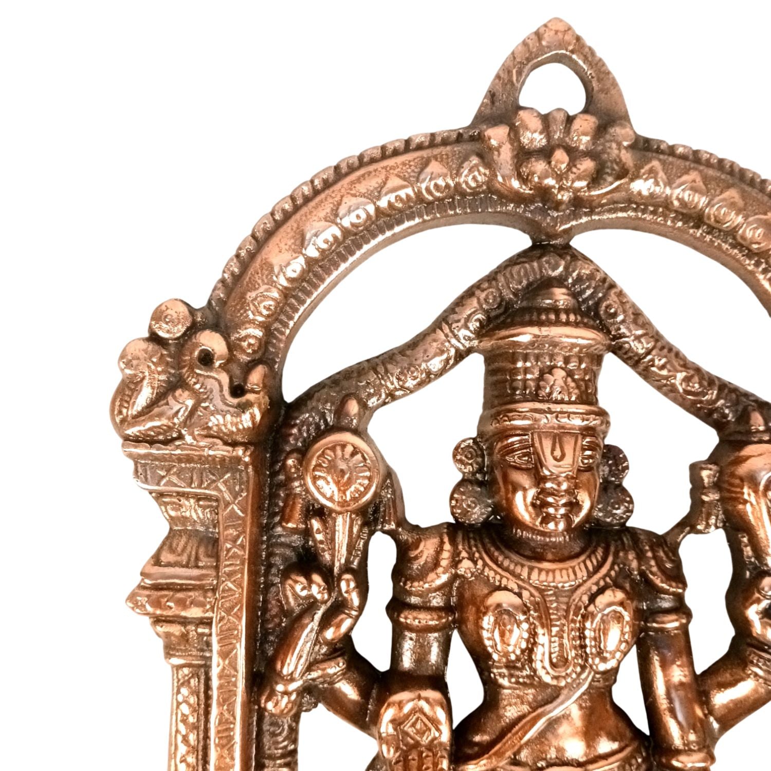 Tirupati Balaji Wall Hanging Idol For Home Temple - 14 Inch - Apkamart