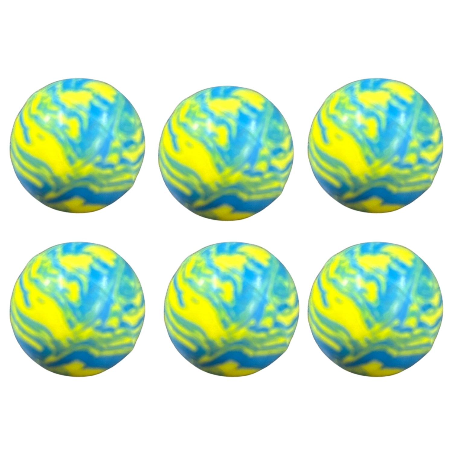 Colorful Bouncy Balls for Kids Rubber High Bounce Jumping Balls | Crazy Super Bounce Play Balls for Indoor Outdoor Games | Return Gifts Toys for Boys and Girls - Apkamart #Style_Pack Of 6