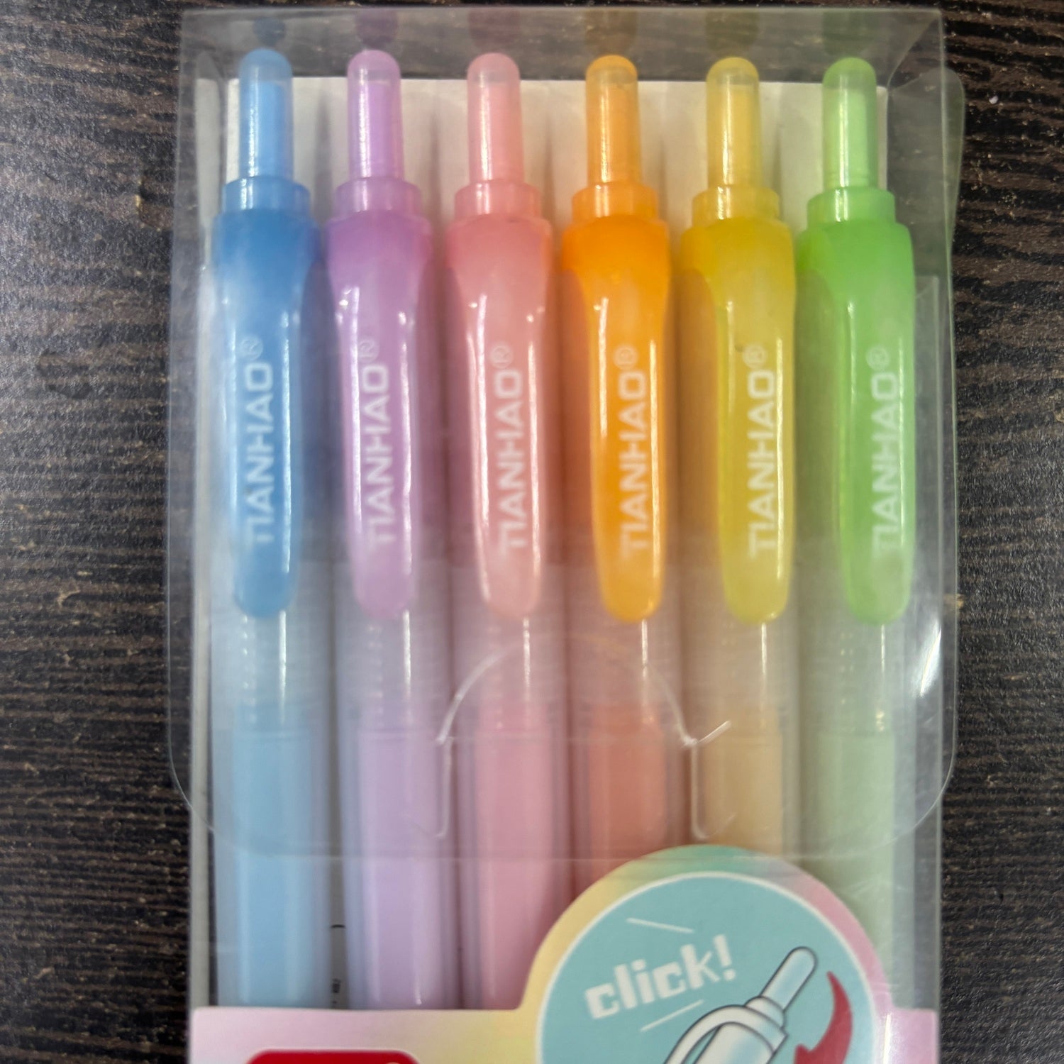 Smooth Writing Ballpoint Pens School Kids Students -  (Pack of 1) (6 Pens) - Apkamart