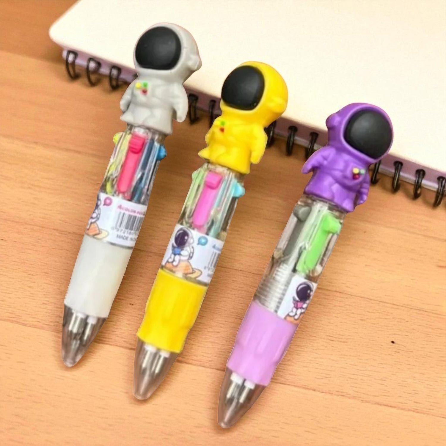 Mini Ball Pen | Ballpoint Pen | Push Button Multicolor Pen - for Students, Kids, Girls, Boys, School, Drawing, Birthday Gift & Return Gifts-Pack of 2 - Apkamart #Style_Pack Of 3