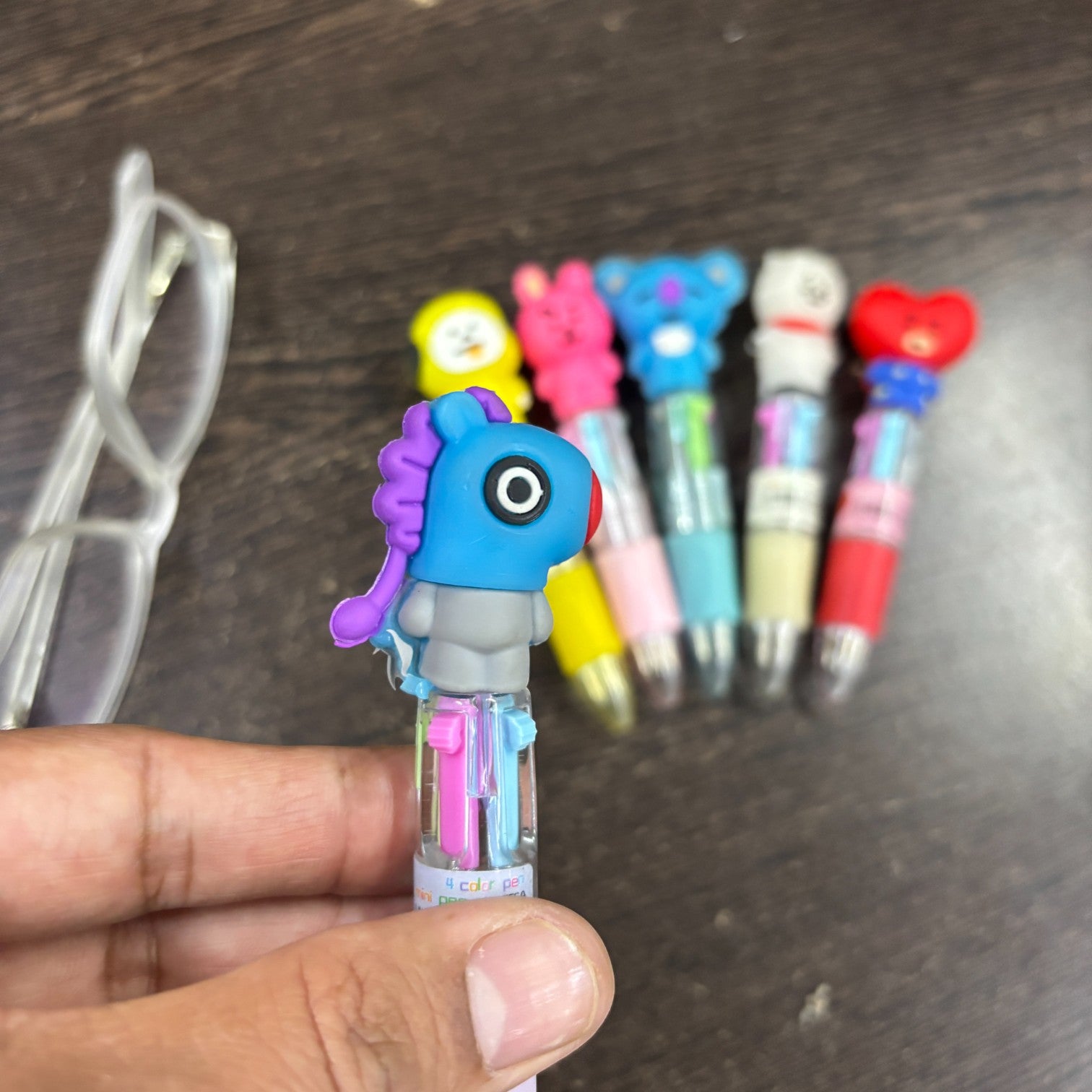 Mini Ball Pen | Ballpoint Pen | Push Button Multicolor Pen - for Students, Kids, Girls, Boys, School, Drawing, Birthday Gift & Return Gifts