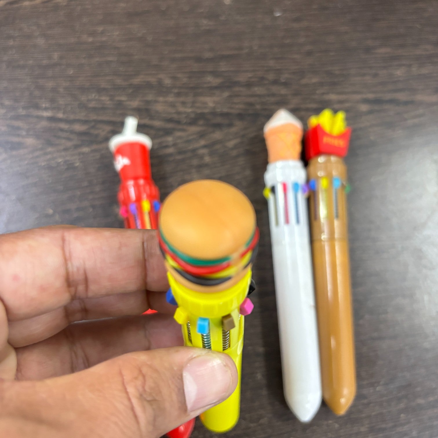 4 in 1 Mini Multicolor Ballpoint Pen | Push Button Pen for Students, Kids, Girls, Boys, School, Drawing, Birthday Gift & Return Gifts