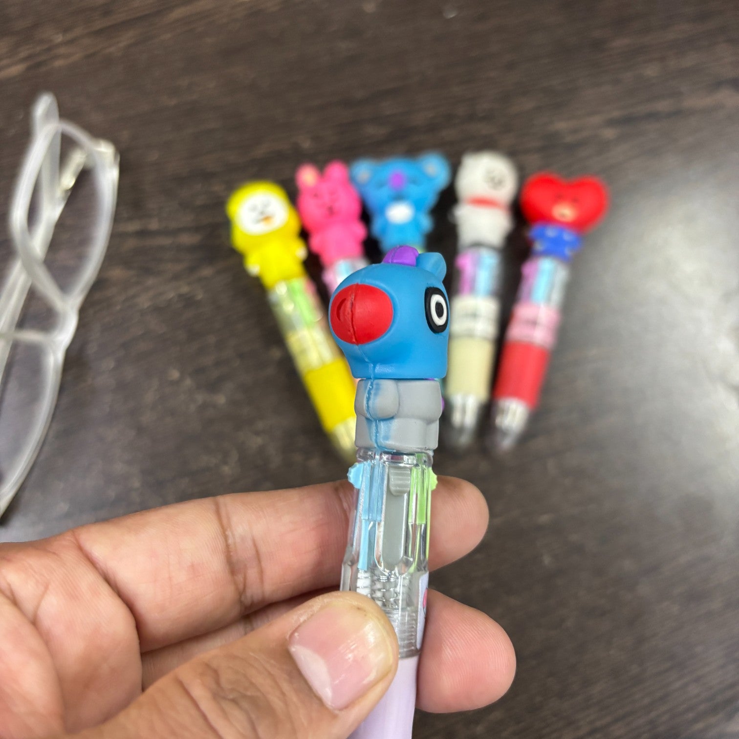 Mini Ball Pen | Ballpoint Pen | Push Button Multicolor Pen - for Students, Kids, Girls, Boys, School, Drawing, Birthday Gift & Return Gifts