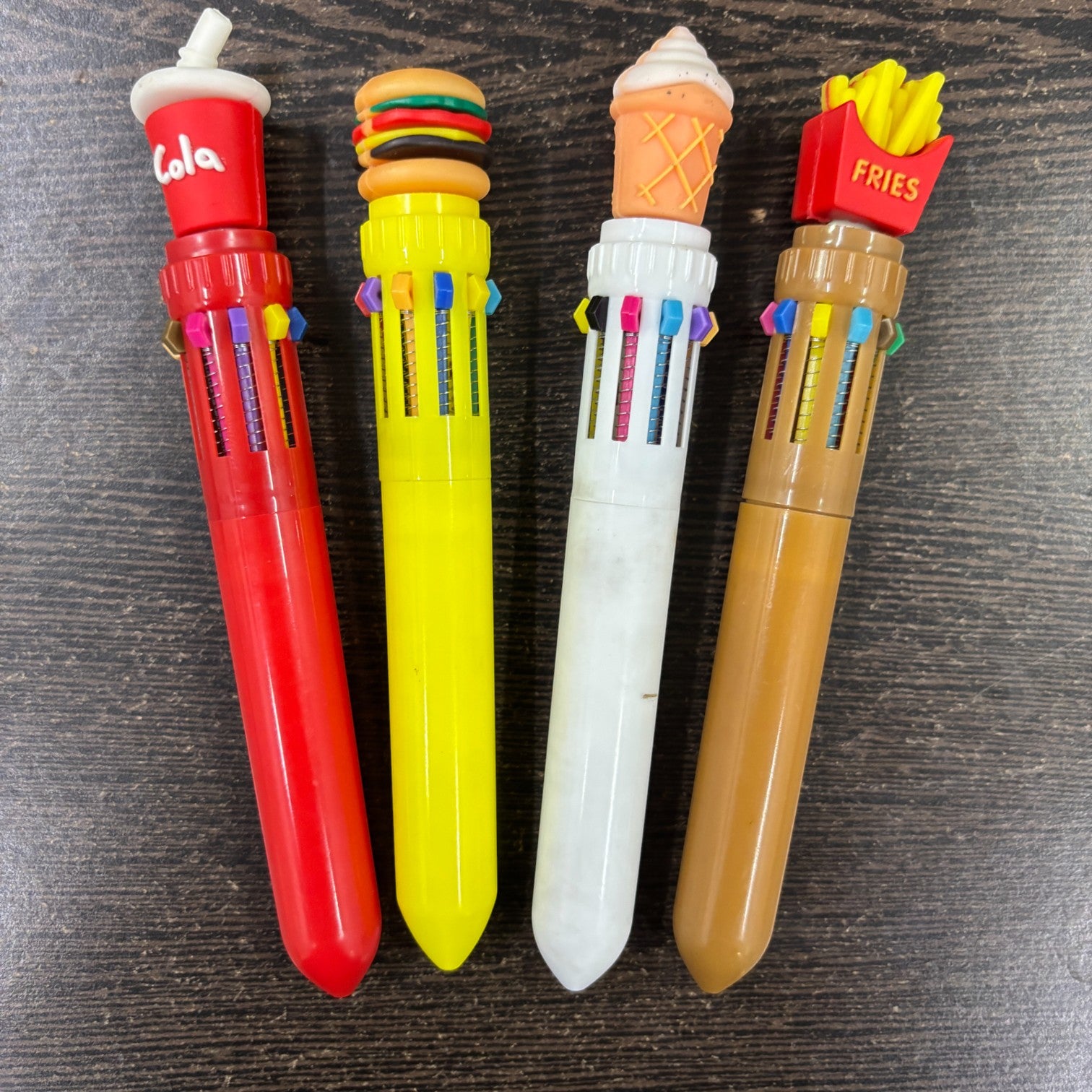 4 in 1 Mini Multicolor Ballpoint Pen | Push Button Pen for Students, Kids, Girls, Boys, School, Drawing, Birthday Gift & Return Gifts