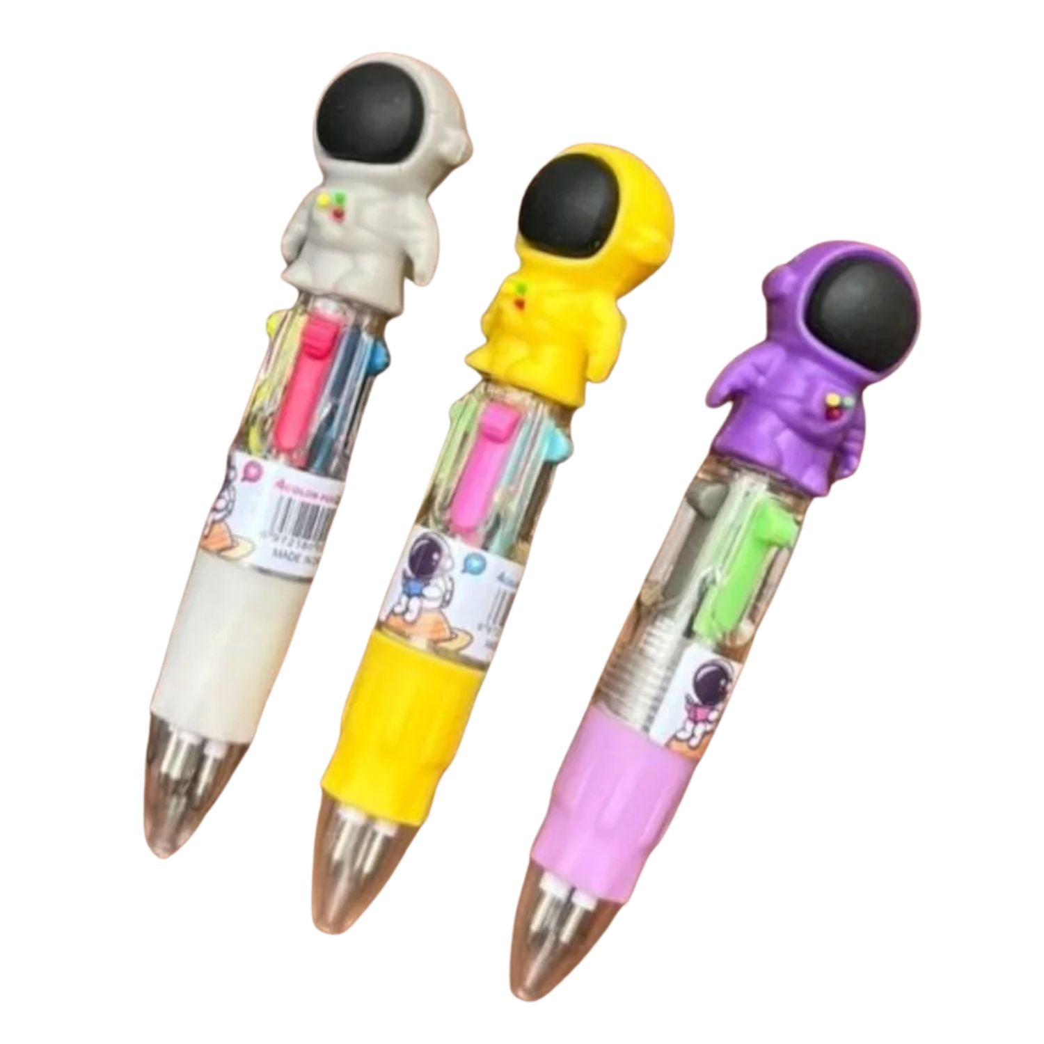 Mini Ball Pen | Ballpoint Pen | Push Button Multicolor Pen - for Students, Kids, Girls, Boys, School, Drawing, Birthday Gift & Return Gifts-Pack of 2 - Apkamart #Style_Pack Of 3