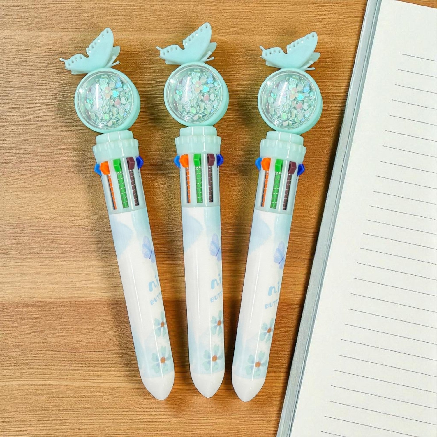 Ball Pen | Ballpoint Pens - for Kids, Girls, Boys, Students, School, Birthday Gift & Return Gifts - Pack of 2 - Apkamart #Style_Pack Of 3