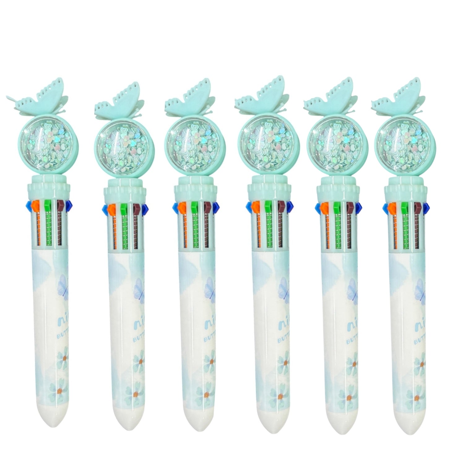 Ball Pen | Ballpoint Pens - for Kids, Girls, Boys, Students, School, Birthday Gift & Return Gifts - Pack of 2 - Apkamart #Style_Pack Of 6