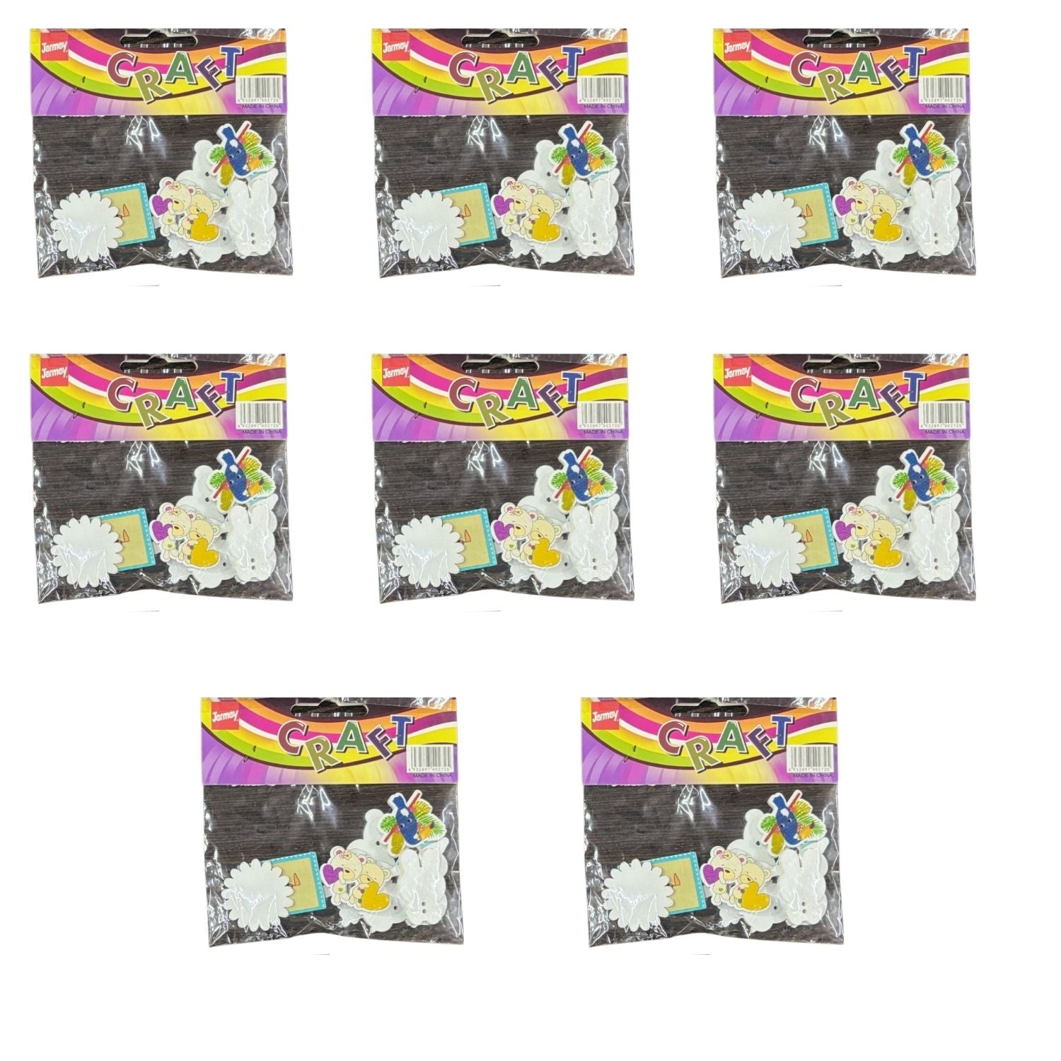 Small Beeds DIY Kit for Bracelet Making Beeds for Pendant Making | Vibrant Small Beeds for Jewellery Craft Art Projects | Multi Color Beads Set for Kids & Adults - Apkamart #Style_Pack Of 8