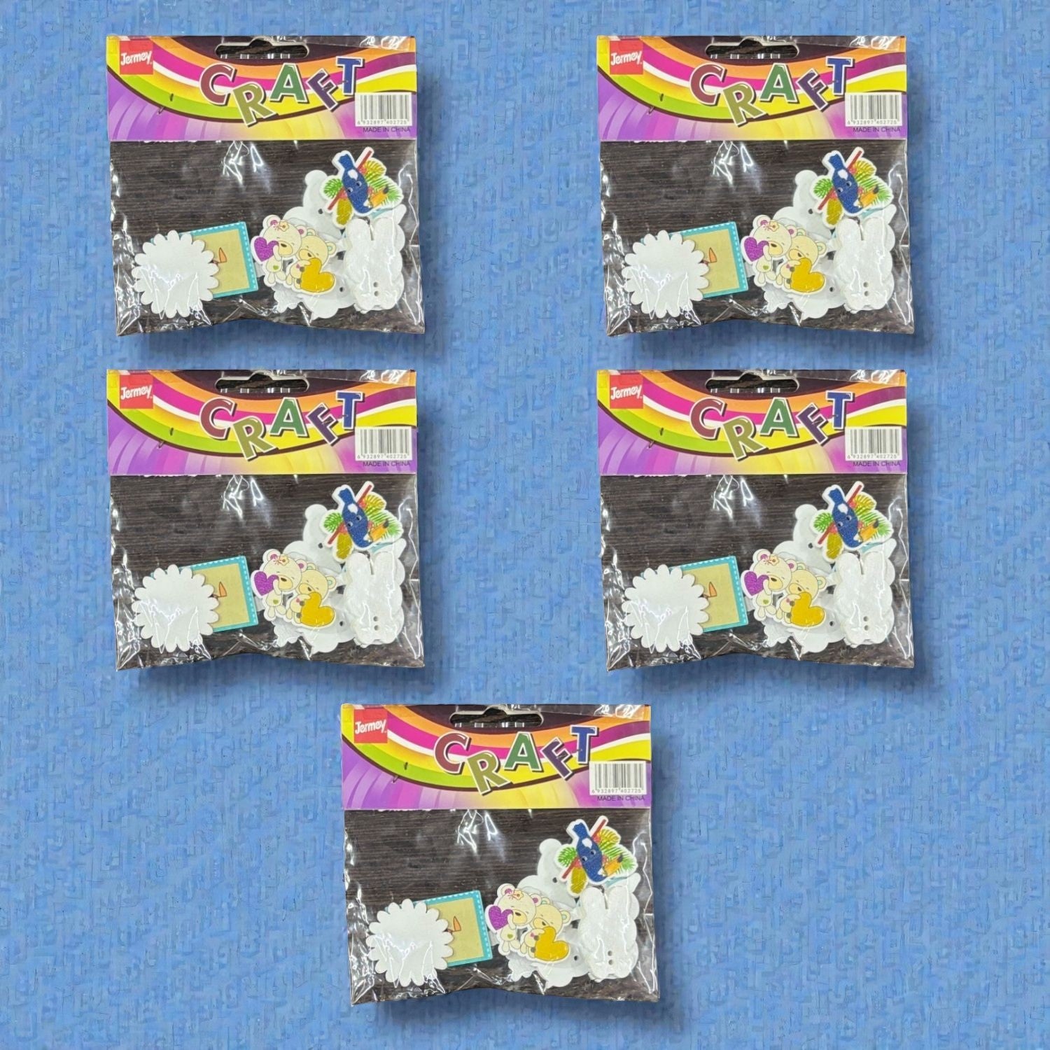 Small Beeds DIY Kit for Bracelet Making Beeds for Pendant Making | Vibrant Small Beeds for Jewellery Craft Art Projects | Multi Color Beads Set for Kids & Adults - Apkamart #Style_Pack Of 5