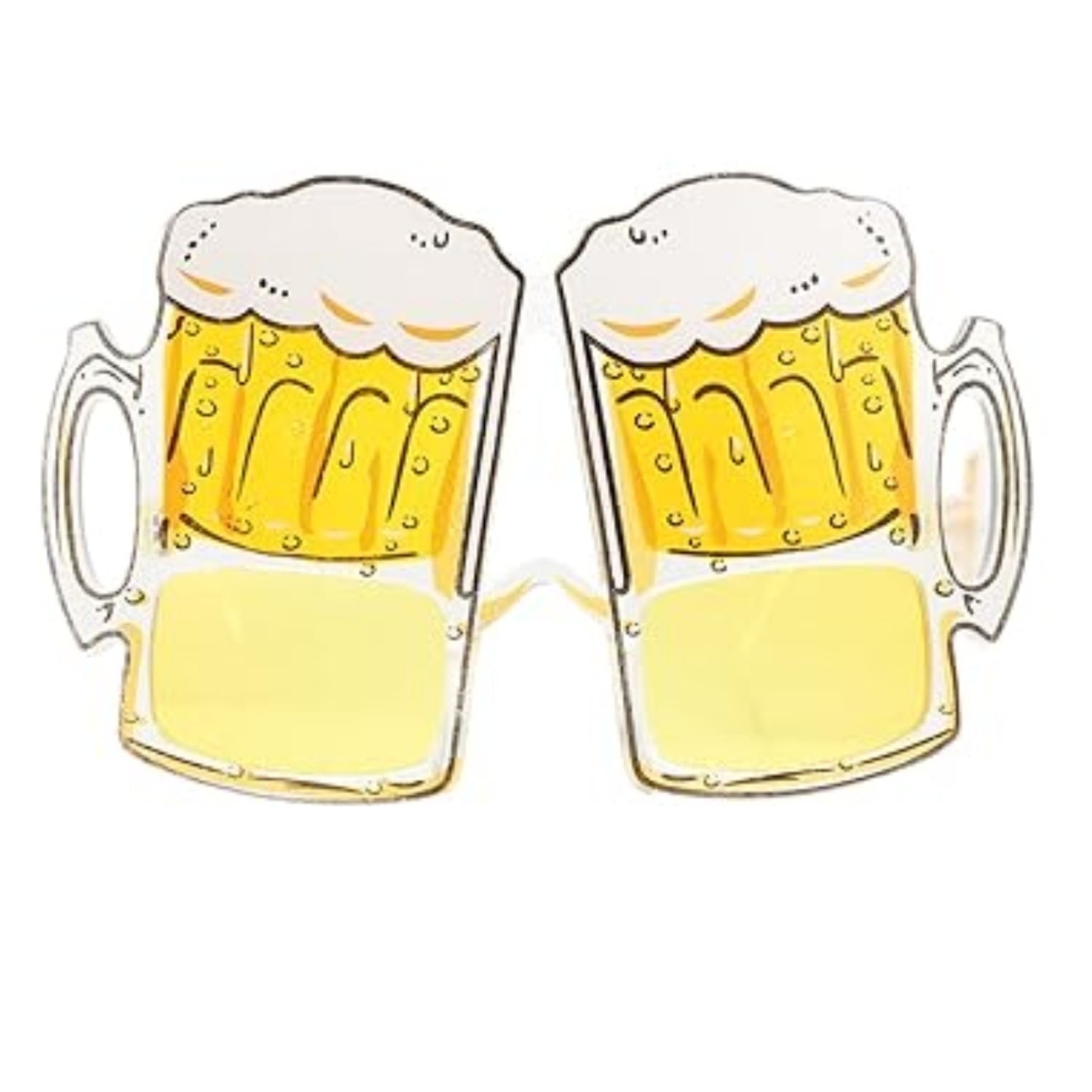 Party Beer Mug Eyeglasses Fun Party Eyewear Novelty Party Eyeglasses for Adults Cool Eyeglasses for Birthday Halloween Bar Events - Apkamart #Style_Pack Of 1
