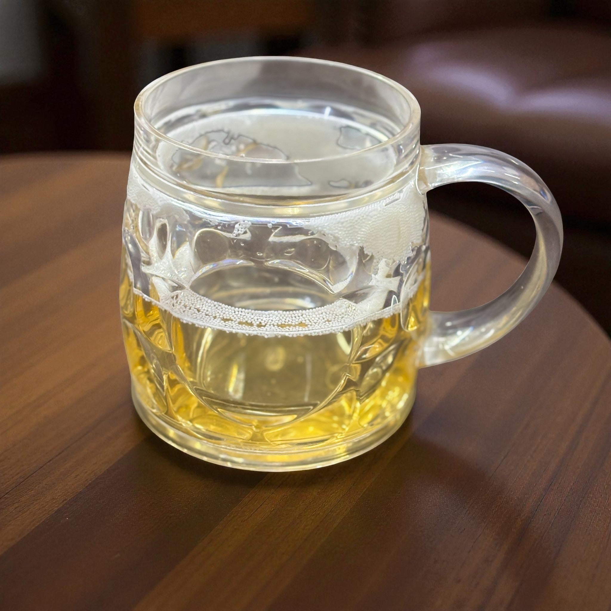 Freezer Beer Mug | Double Wall Insulated Gel Plastic Pint Glass | Freezable Mug for Chilled Beer, Juice & Drinks – Keeps Beverage Cold Longer - 350ml - Apkamart