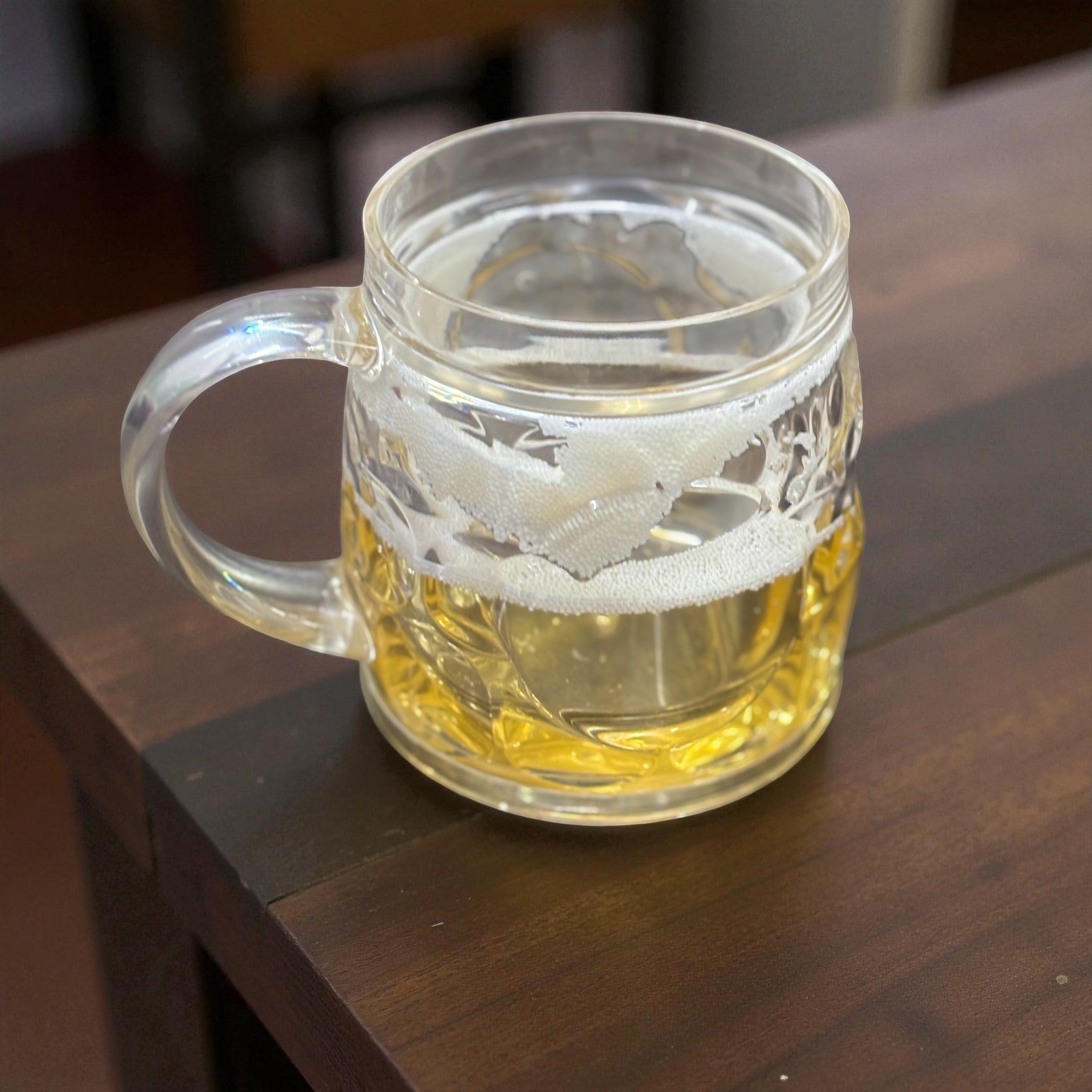 Freezer Beer Mug | Double Wall Insulated Gel Plastic Pint Glass | Freezable Mug for Chilled Beer, Juice & Drinks – Keeps Beverage Cold Longer - 350ml - Apkamart