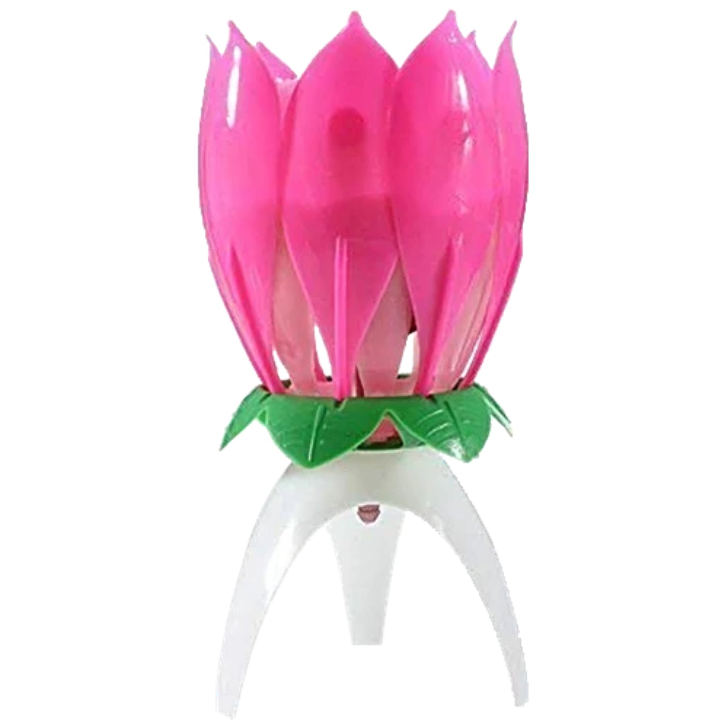 Lotus Design Birthday Candle for Cake Decoration | Decorative Birthday Candle for Kids Birthday Parties, Home Celebrations & Special Occasions - 5 Inch