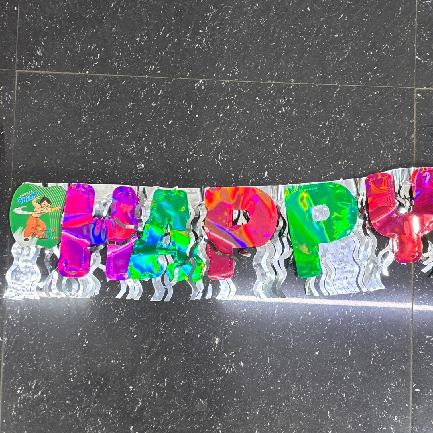 Happy Birthday Banner Colourful For Kids Party Home - Apkamart 