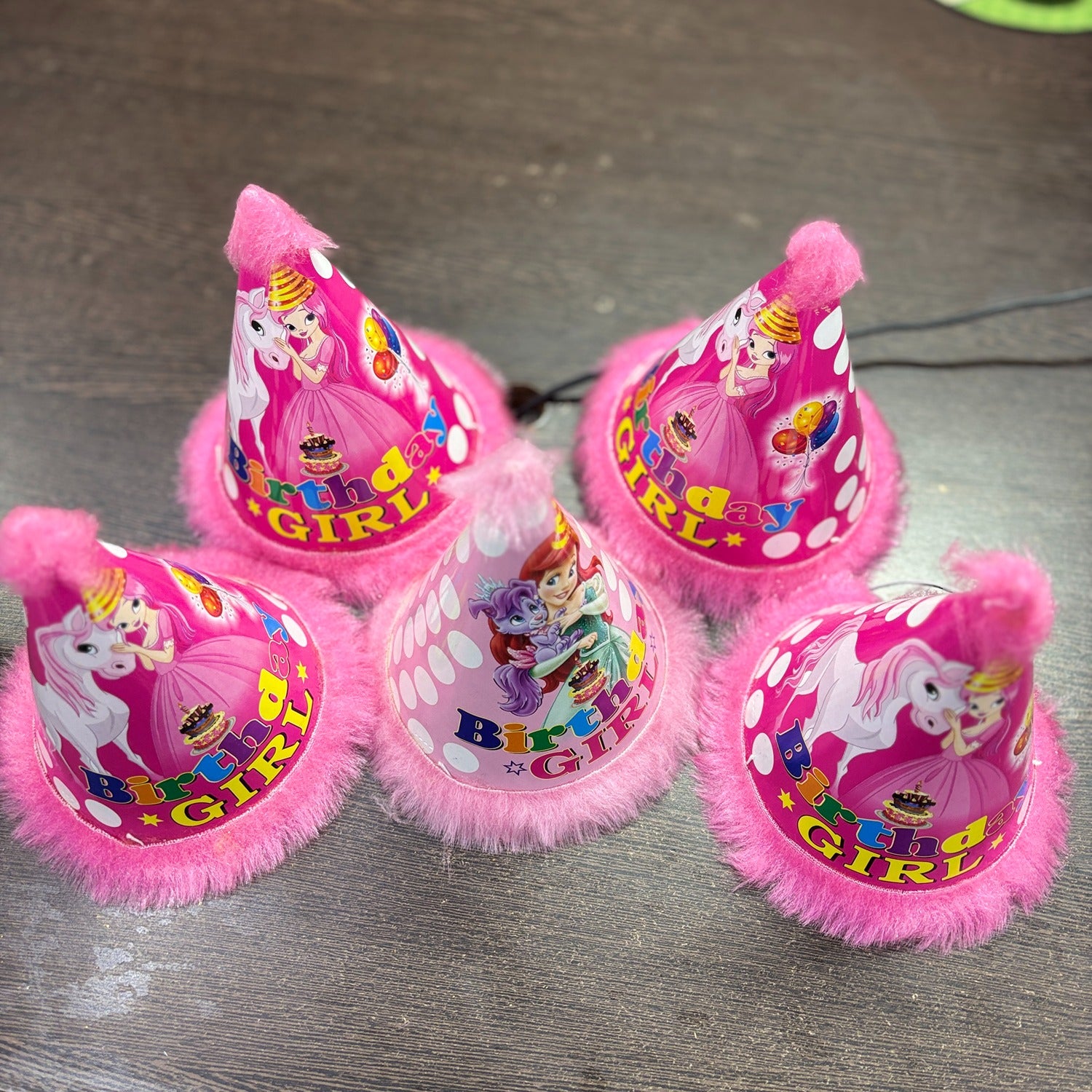 Birthday Caps for Girls | Happy Birthday Party Caps for Kids | Colorful Birthday Cap for Kids Celebration | Birtday Party Caps for Home & School Parties