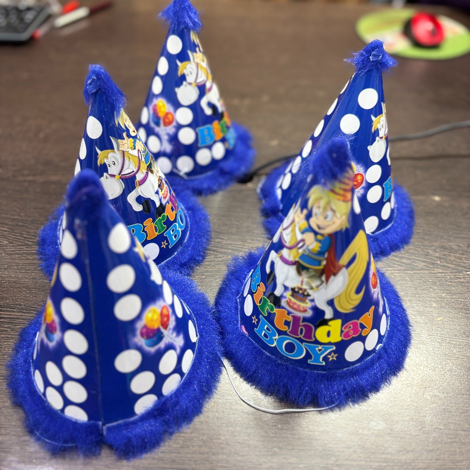 Birthday Caps for Boys | Happy Birthday Party Caps for Kids | Colorful Birthday Cap for Kids Celebration | Birtday Party Caps for Home & School Parties