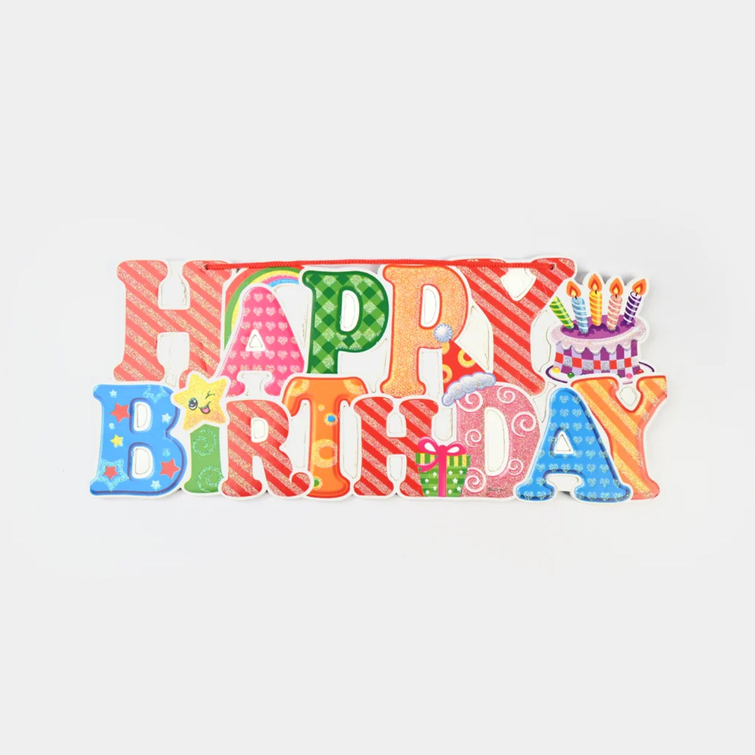 Birthday Decoration Combo Pack for Home Party | 1 Birthday Banner, 1 Candle, 1 Packet Bollon | All in One Birthday Combo with Premium Birthday Supplies - Apkamart