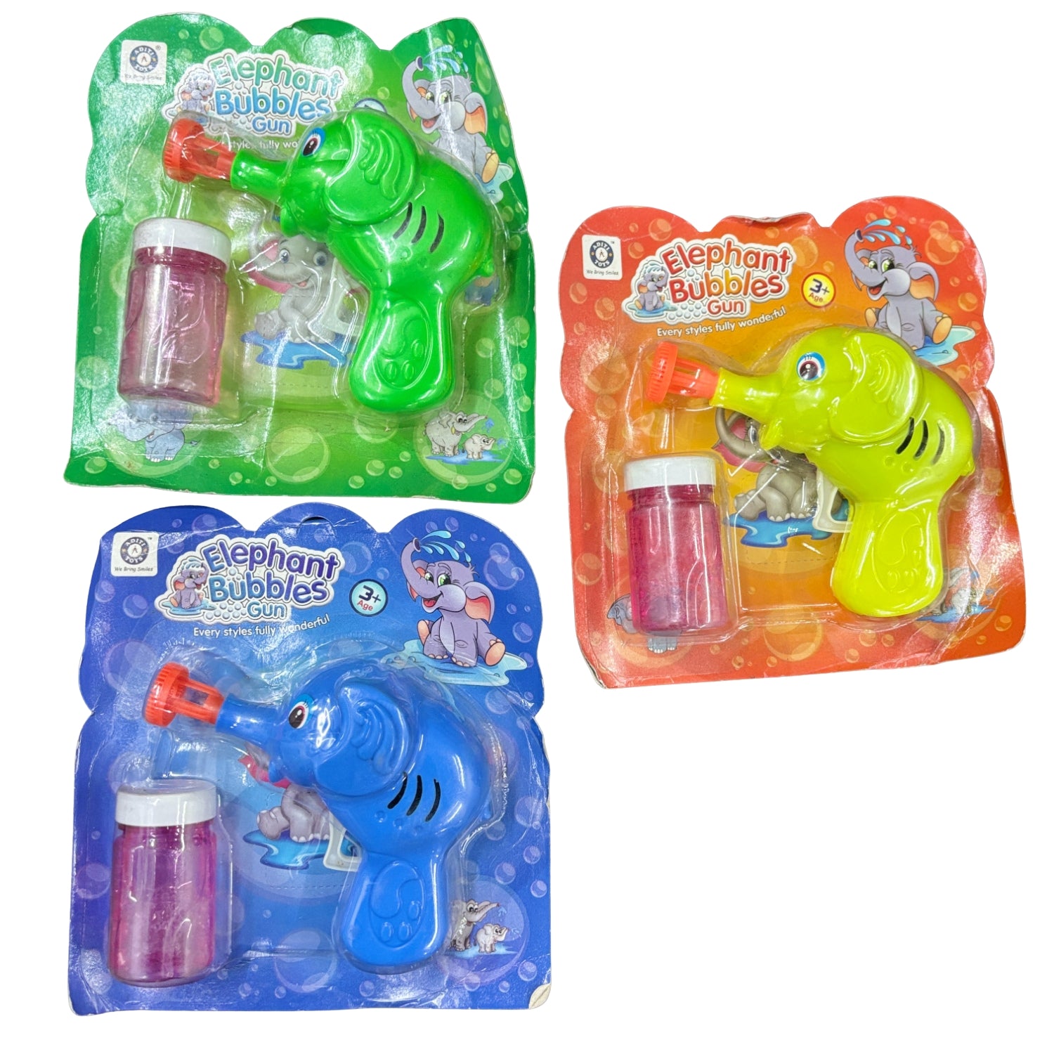 Bubble Maker & Bubble Blower Toy for Kids | Outdoor Play Bubble Solution Toy | Birthday & Return Gift - Apkamart #Style_Pack Of 3
