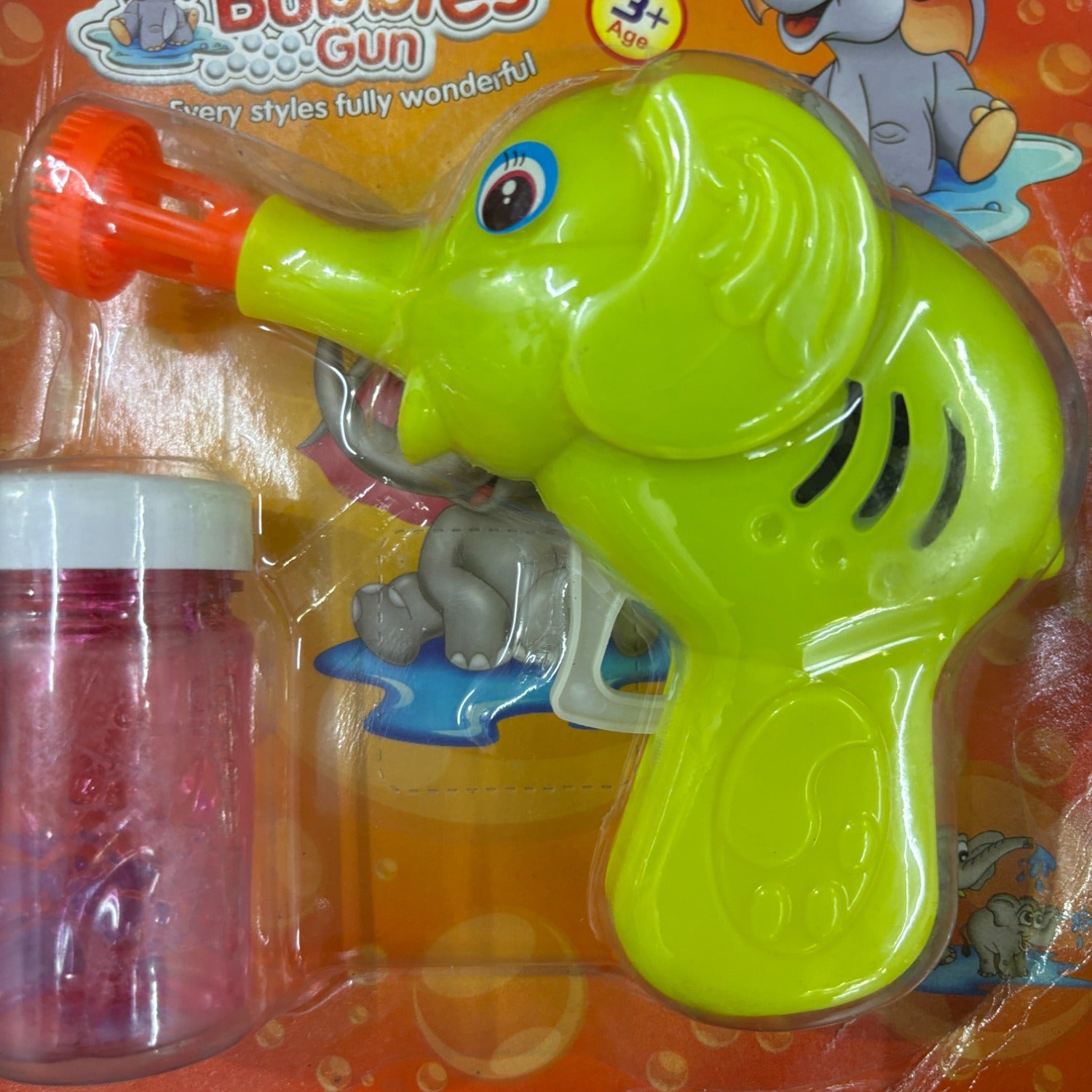 Elephant Bubble Gun - Kids Outdoor Bubble Return Gift