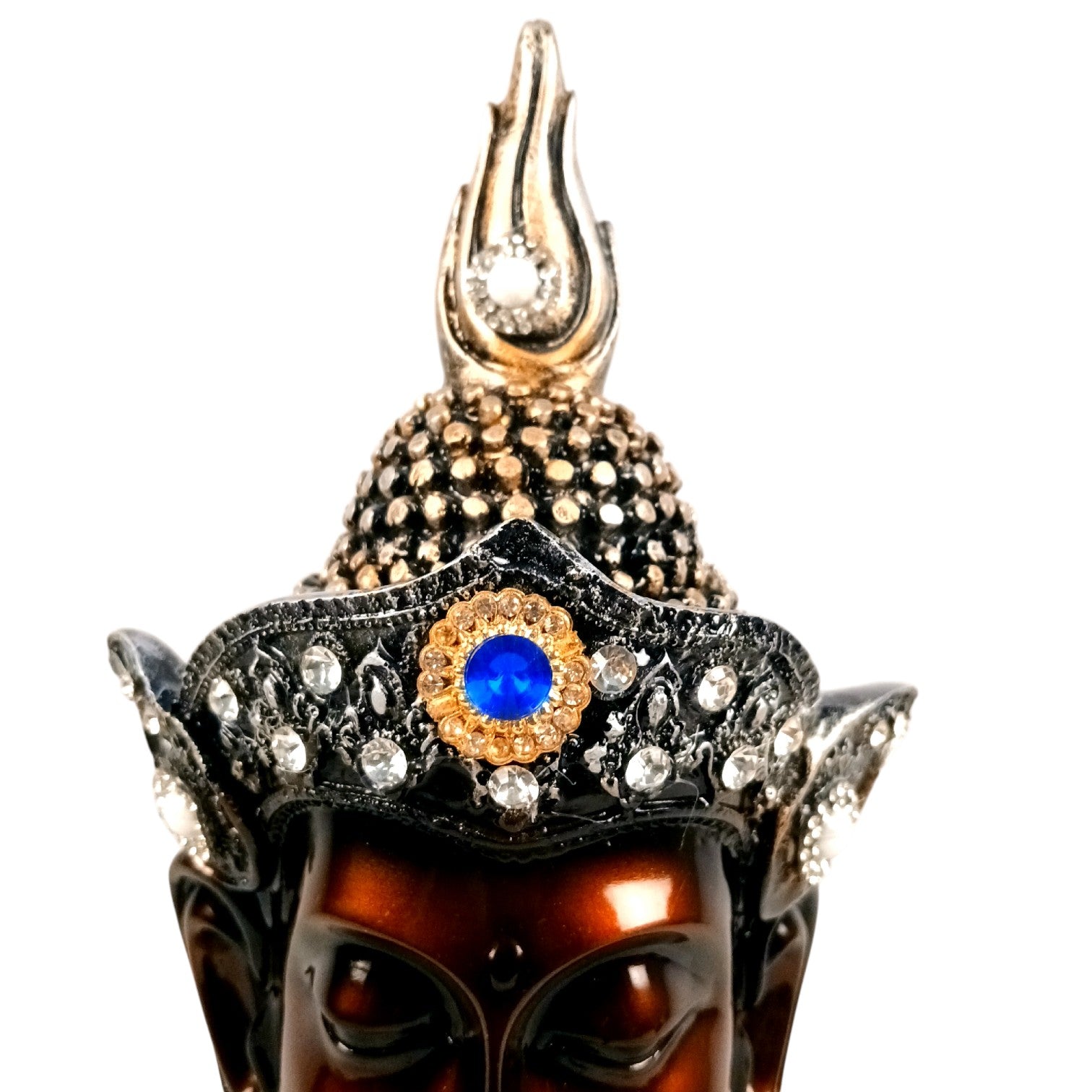 Buddha Head Statues | Lord Gautam Buddha - Idol Showpiece - For Living room, Home, Table, Shelf, Office Décor | Zen Decoration - 15 Inch - Apkamart