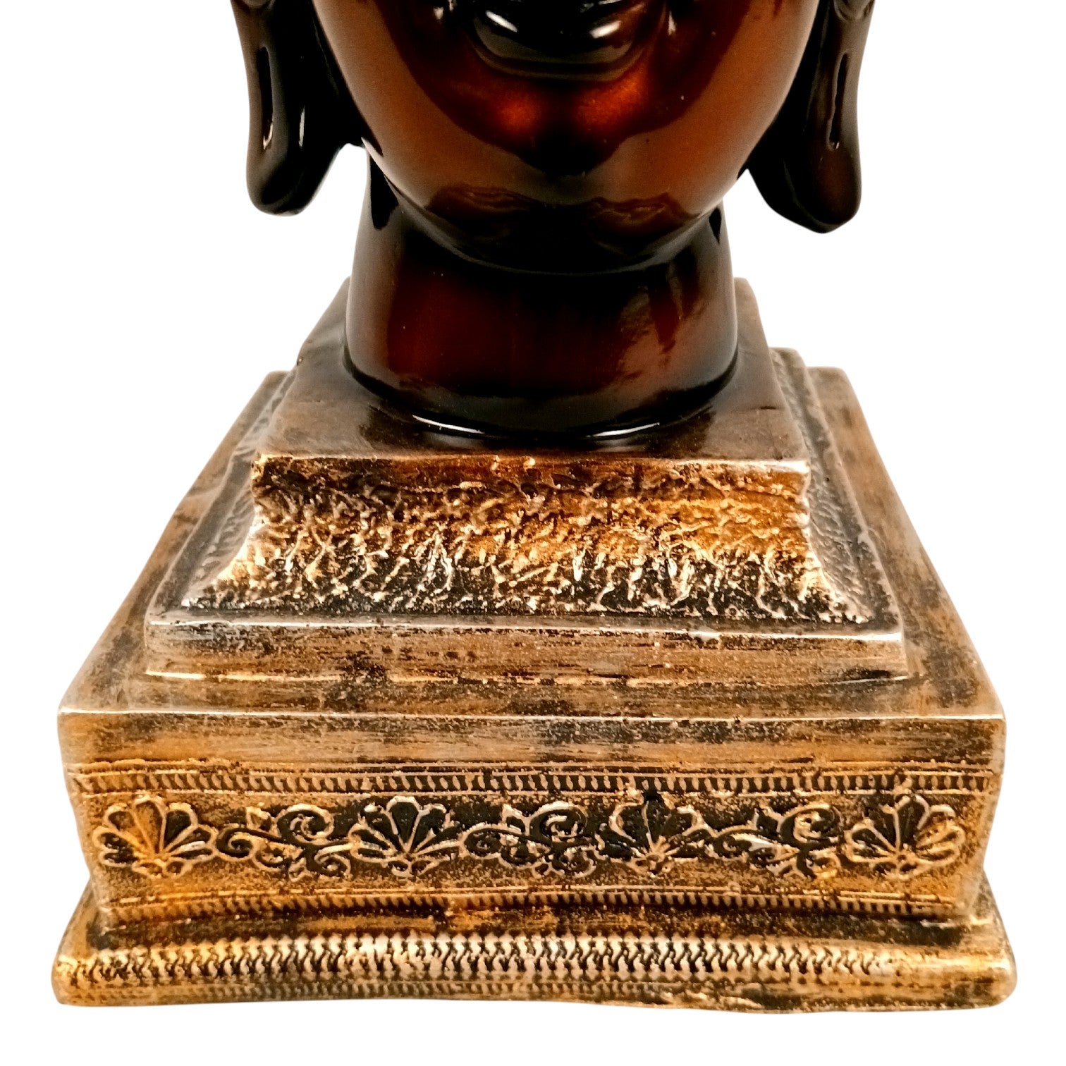 Buddha Head Statues | Lord Gautam Buddha - Idol Showpiece - For Living room, Home, Table, Shelf, Office Décor | Zen Decoration - 15 Inch - Apkamart