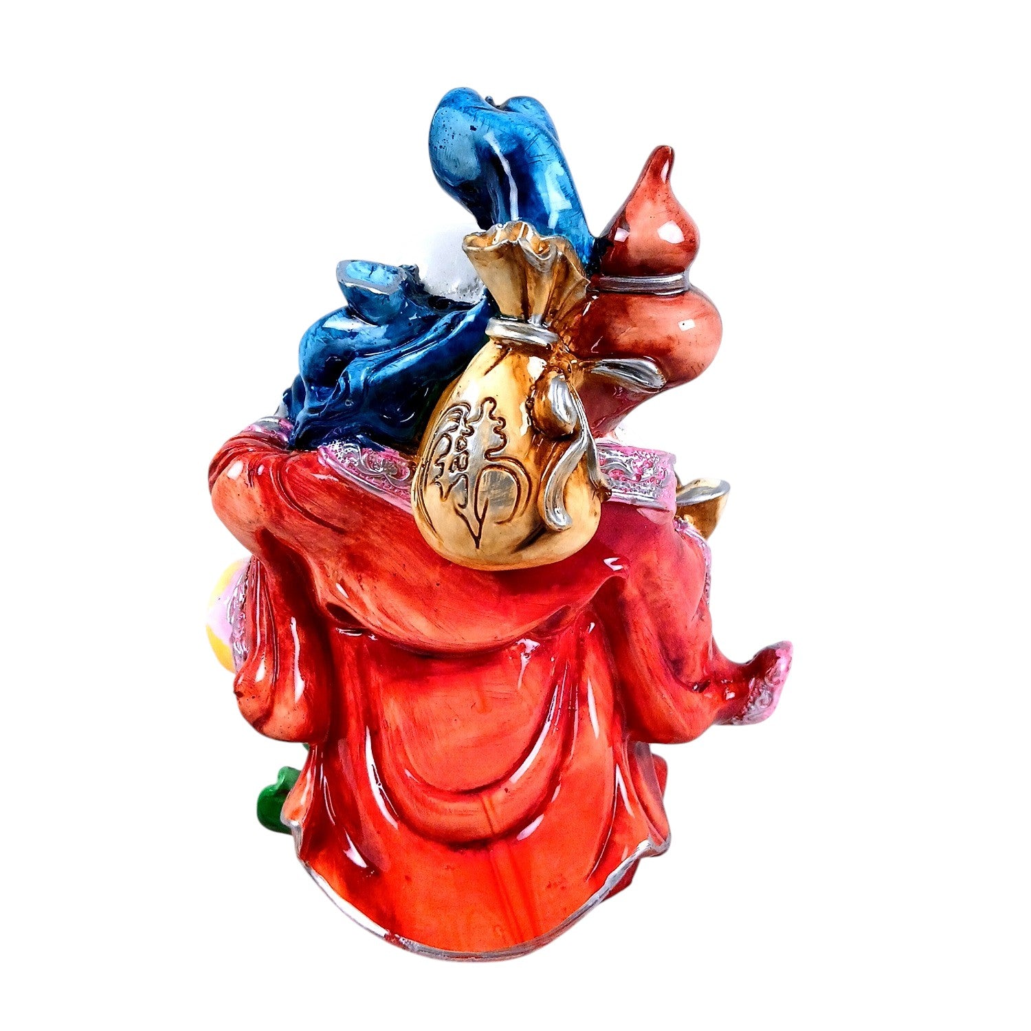 Laughing Buddha Showpiece with Rustic Look | Baby Monk Showpiece - For Home, Table & Office Decor & Gift | Feng Shui Decor - 8 Inch - Apkamart