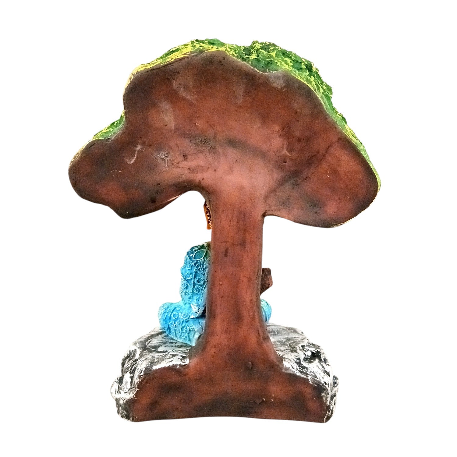 Buddha Statue | Lord Gautam Buddha in Meditation Under Tree Idol Showpiece | Good Luck, Money, Health and Prosperity - For Living room, Home, Table, Decor & Gift - 9 Inch - Apkamart