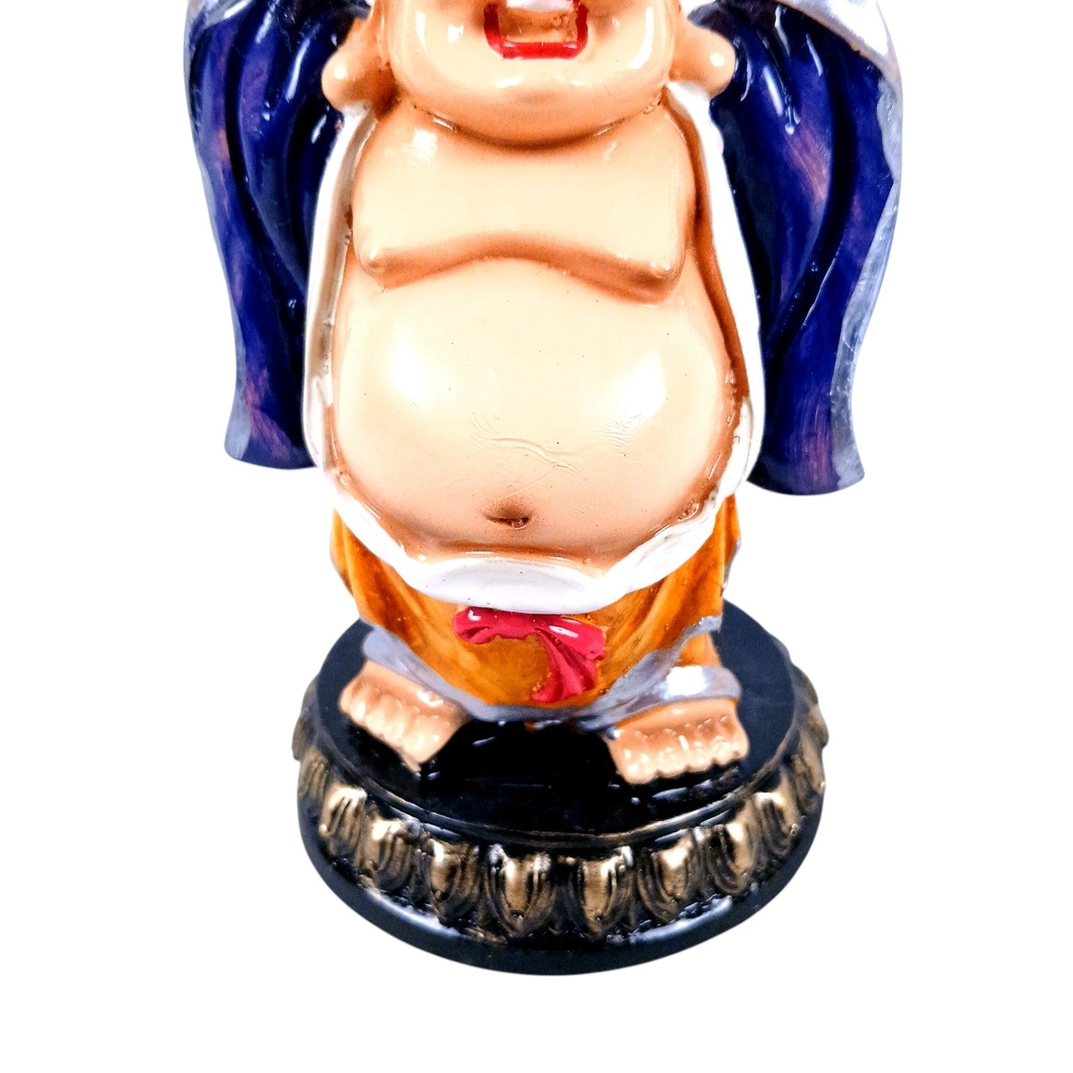  Laughing Buddha Statue with Bowl | Buddha Showpiece with Money Bag for Wealth | For Home, Table & Office Decor & Gift - Symbol of wealth, good luck & prosperity - 6 Inch - Apkamart