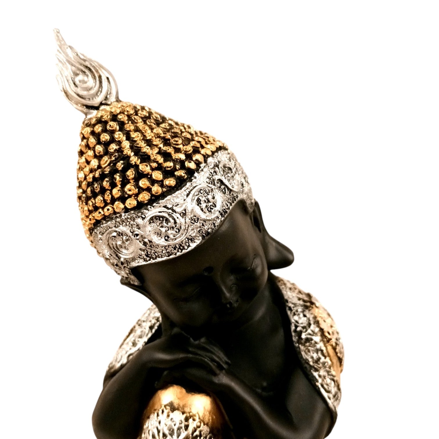 Buddha Statues | Lord Gautam Buddha Sitting Pose Idol Showpiece - For Living room, Home, Table, Shelf, Office Décor | Housewarming & Birthday Gift - 10 Inch - Apkamart