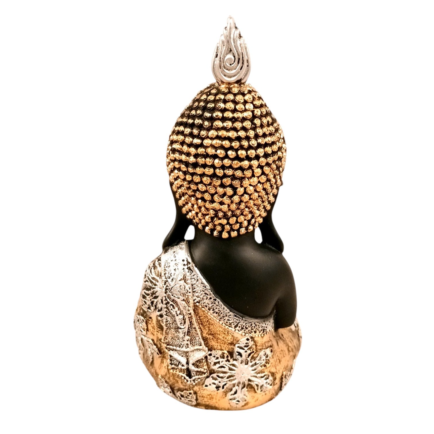 Buddha Statues | Lord Gautam Buddha Sitting Pose Idol Showpiece - For Living room, Home, Table, Shelf, Office Décor | Housewarming & Birthday Gift - 10 Inch (Set Of 2) - Apkamart