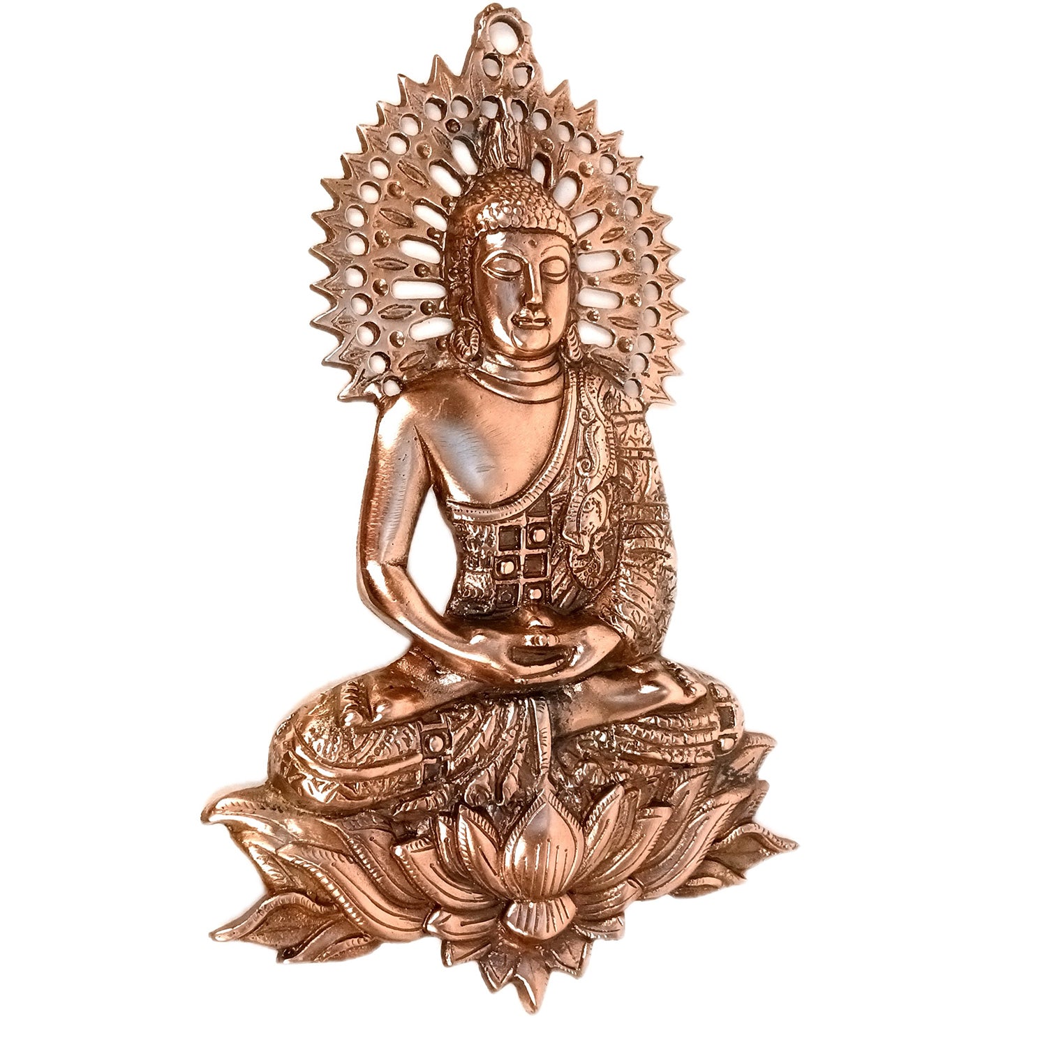 Lord Buddha Wall Hanging - Meditating Design | Bhagwan Buddha Wall Decor - for Home, Gifts & Office Decor | Spiritual Decor - 16 Inch - Apkamart