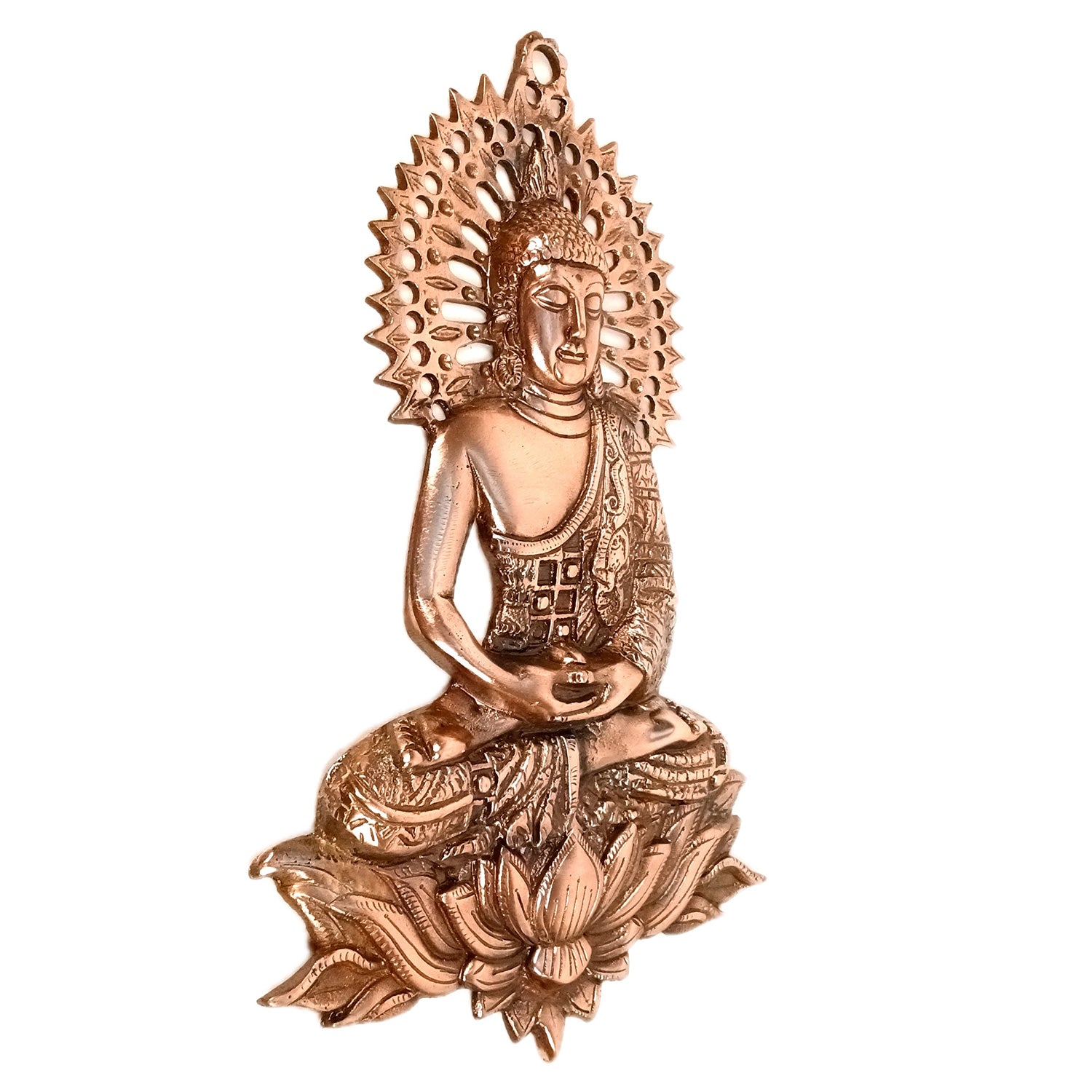 Lord Buddha Wall Hanging - Meditating Design | Bhagwan Buddha Wall Decor - for Home, Gifts & Office Decor | Spiritual Decor - 16 Inch - Apkamart