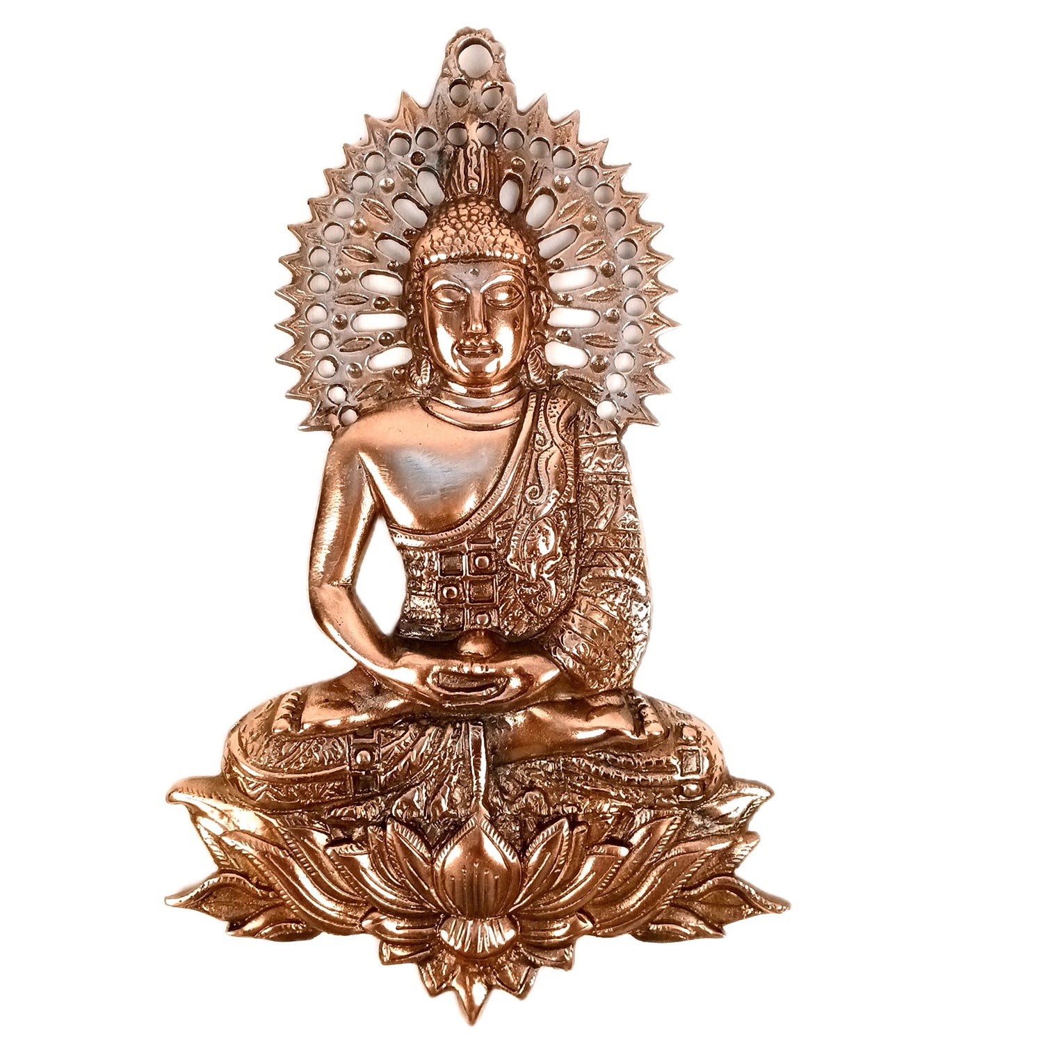 Lord Buddha Wall Hanging - Meditating Design | Bhagwan Buddha Wall Decor - for Home, Gifts & Office Decor | Spiritual Decor - 16 Inch - Apkamart